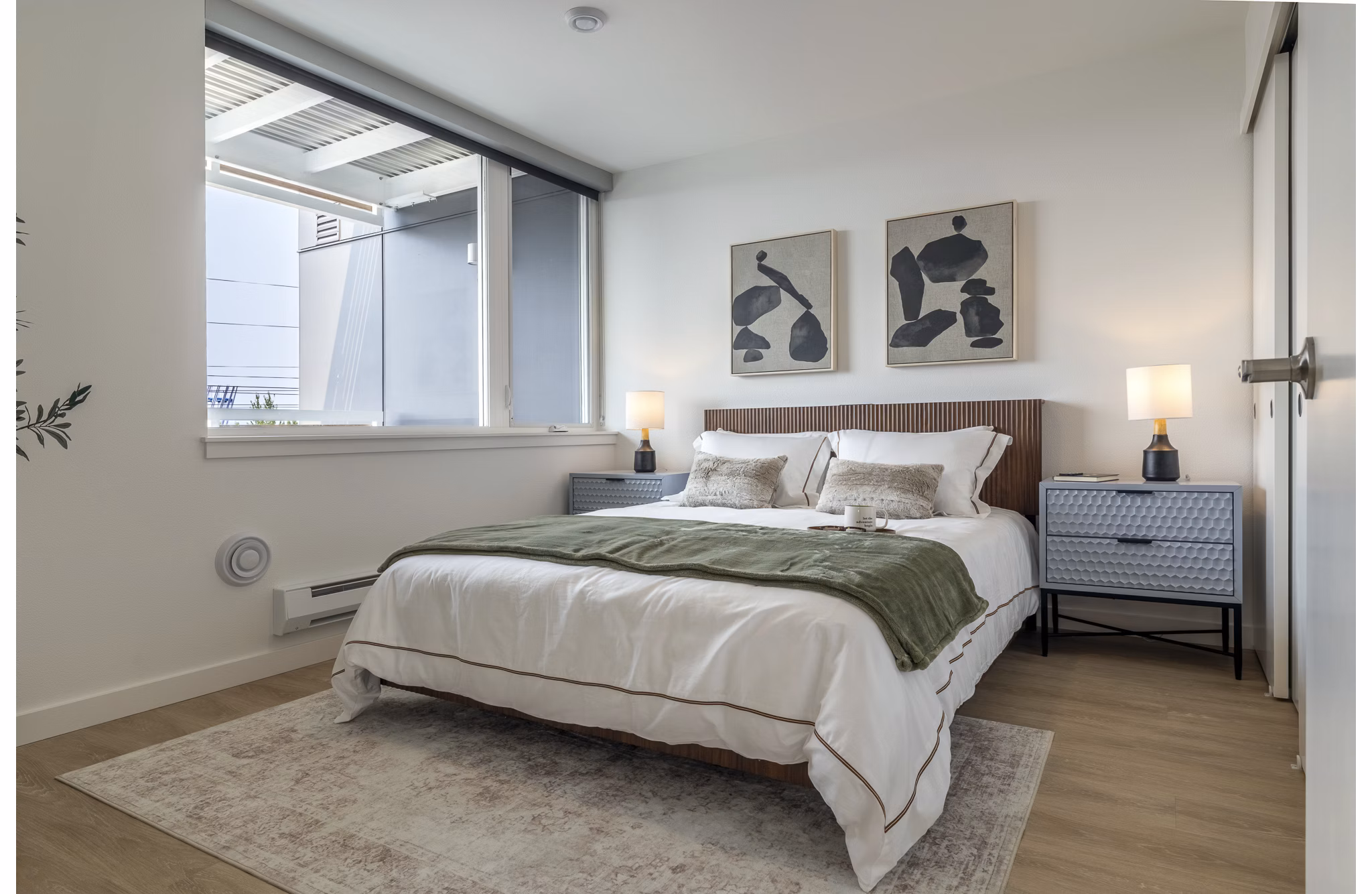 bedroom at The Views at Angle Lake Apartments 