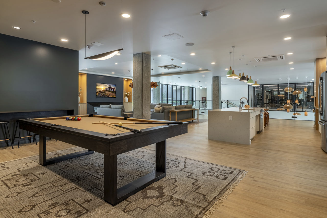 Game room at The Views At Angle Lake