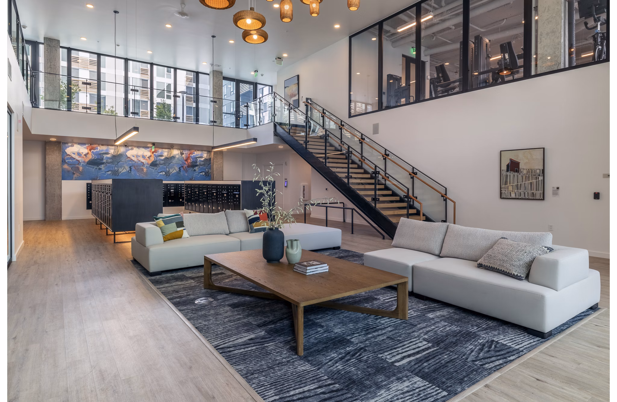 clubhouse at The Views at Angle Lake Apartments 