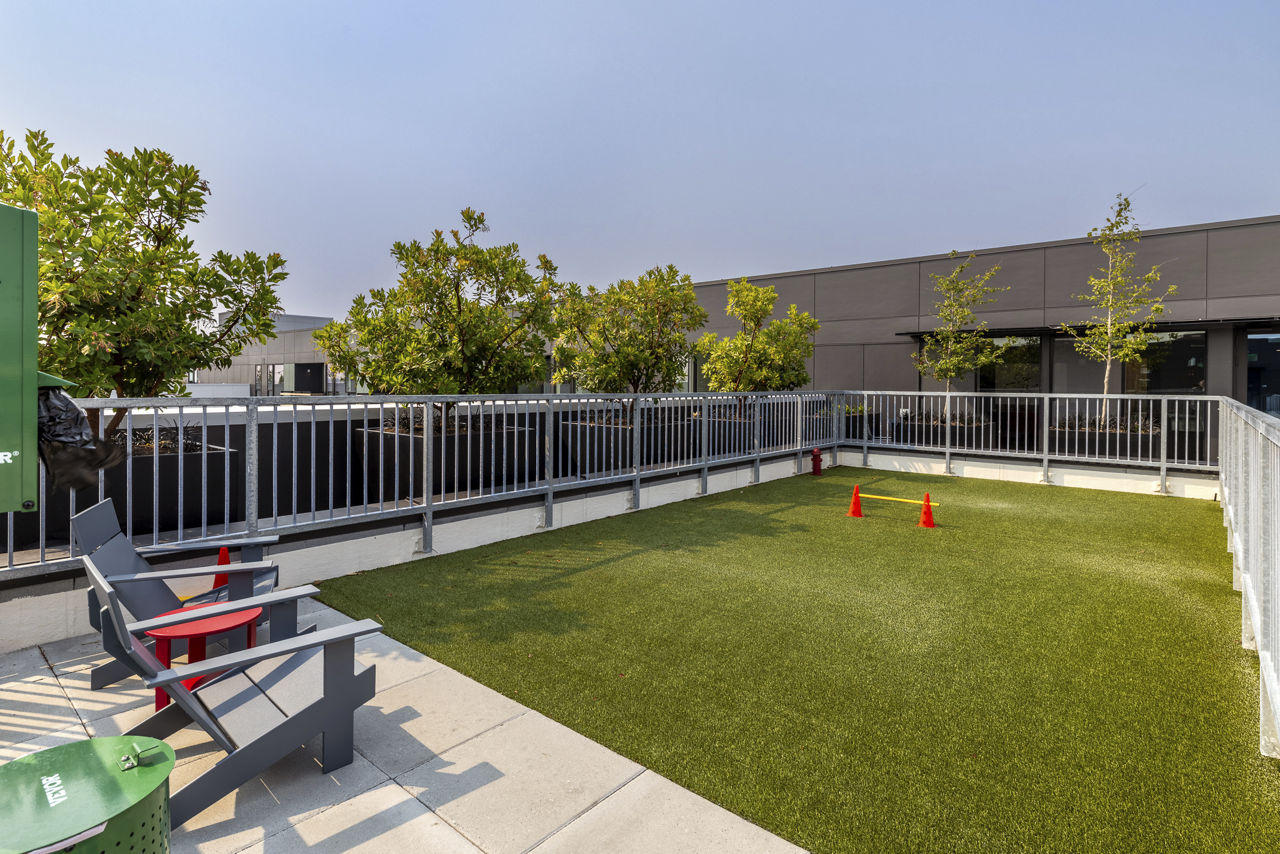 Roof deck at The Views At Angle Lake