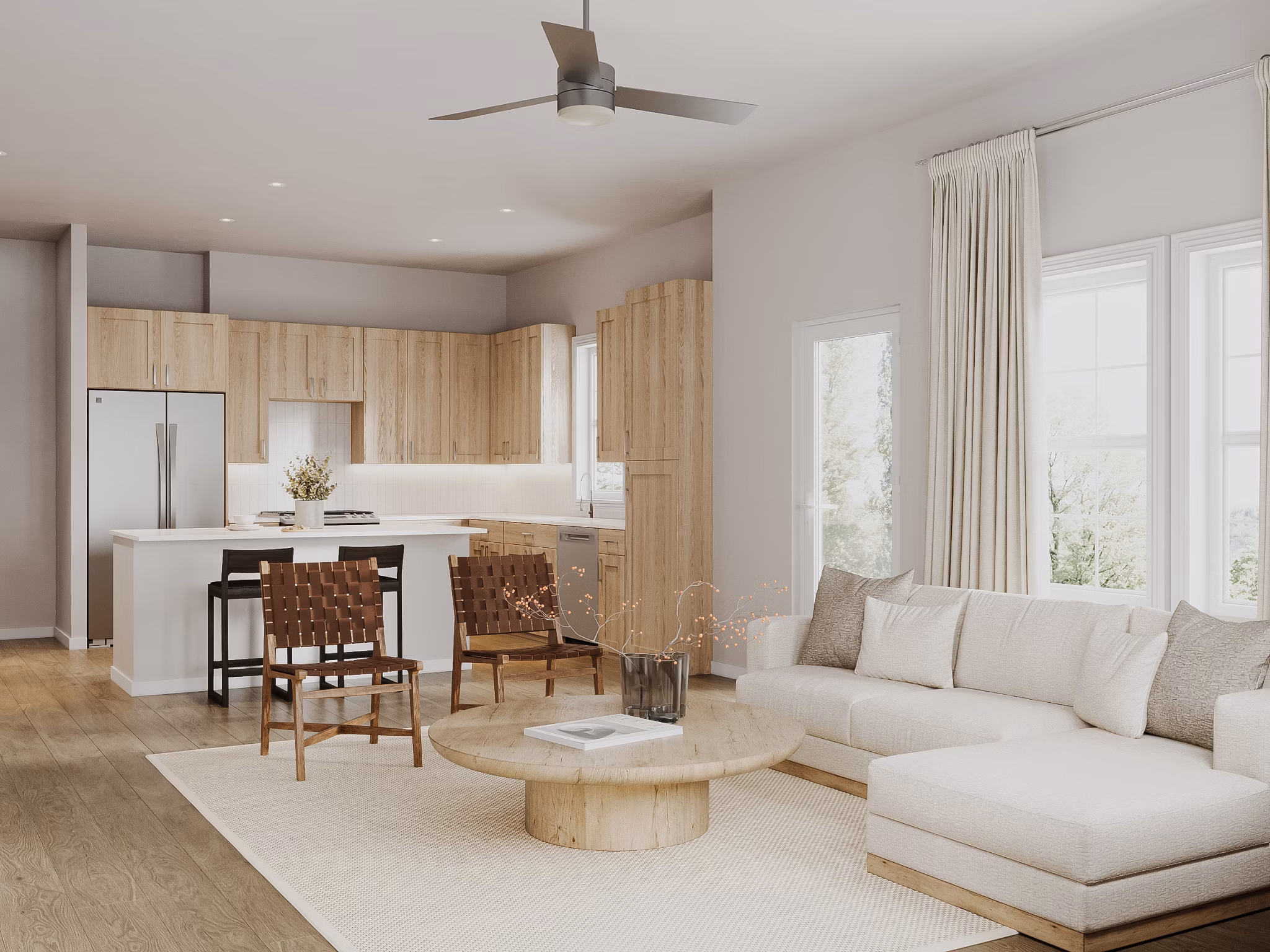 rendering at Lantower Bayside Apartments