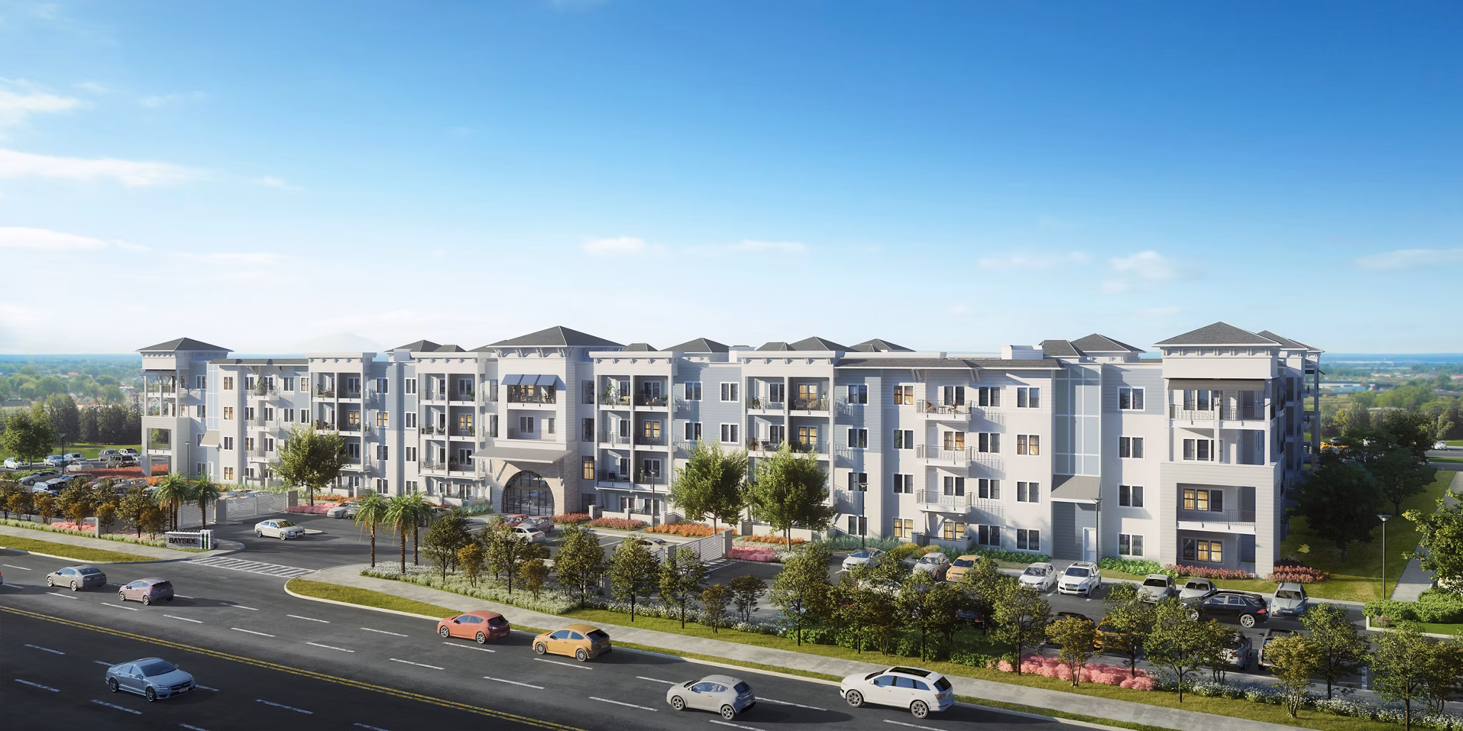 rendering at Lantower Bayside Apartments