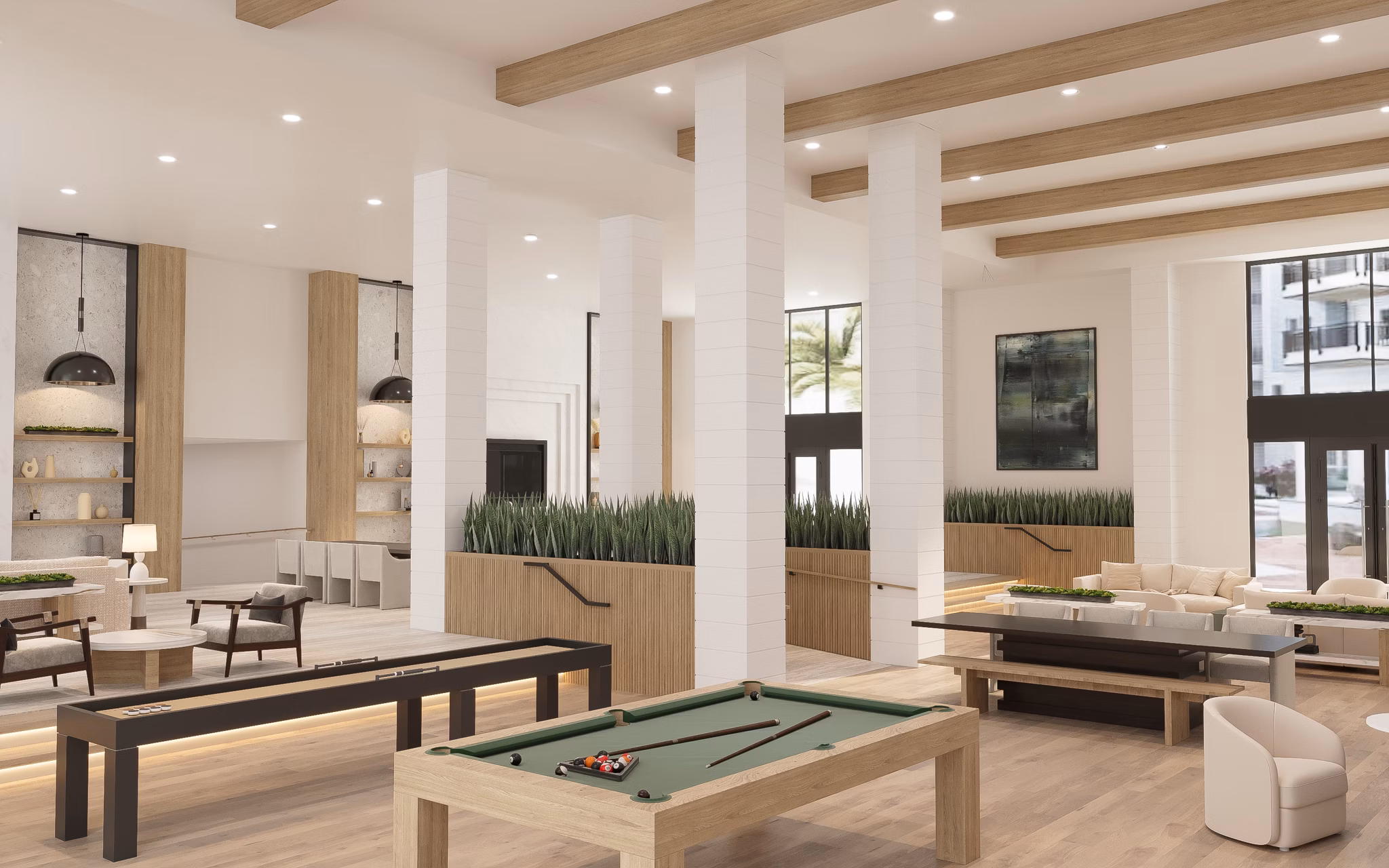 rendering at Lantower Bayside Apartments
