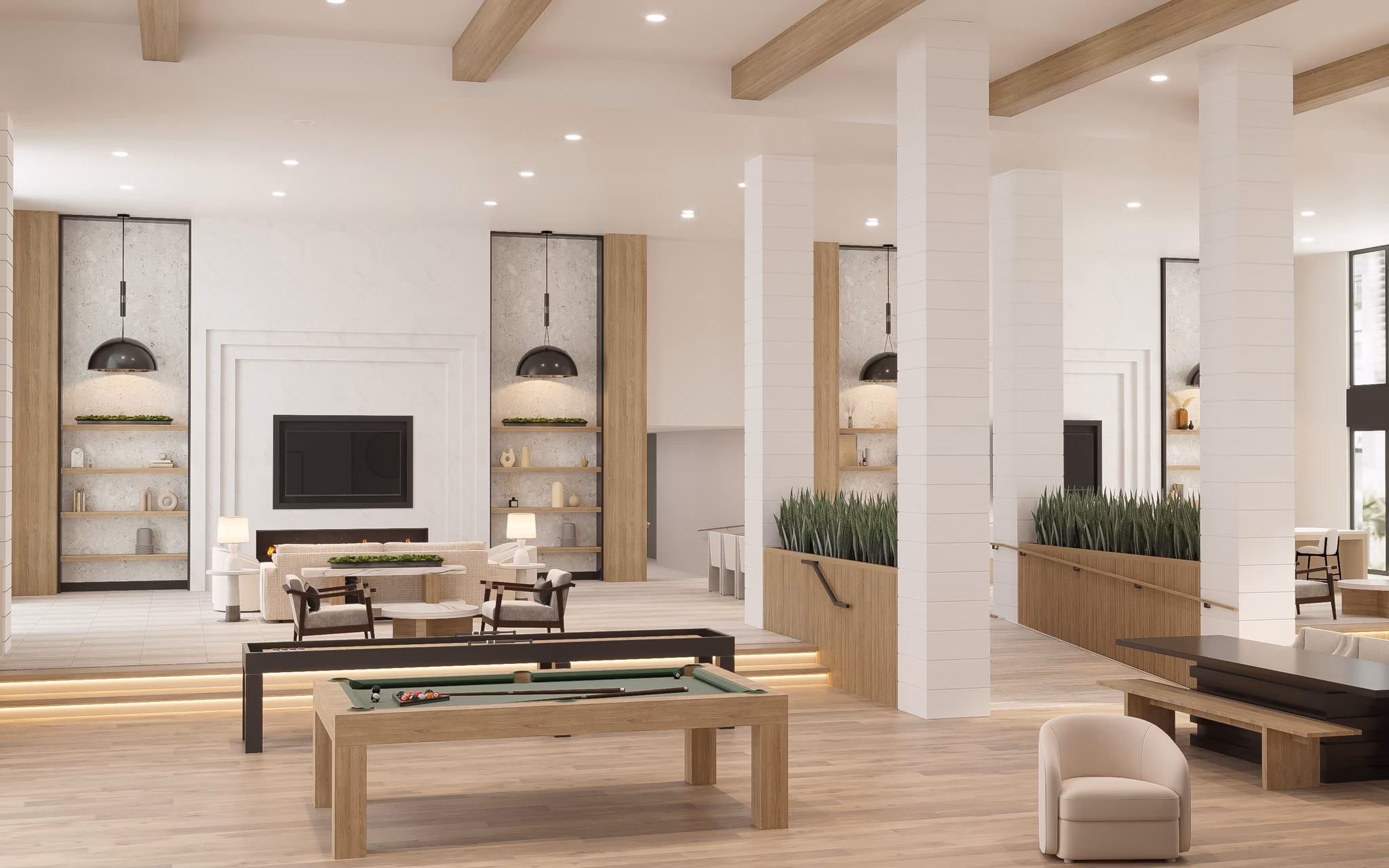 rendering at Lantower Bayside Apartments