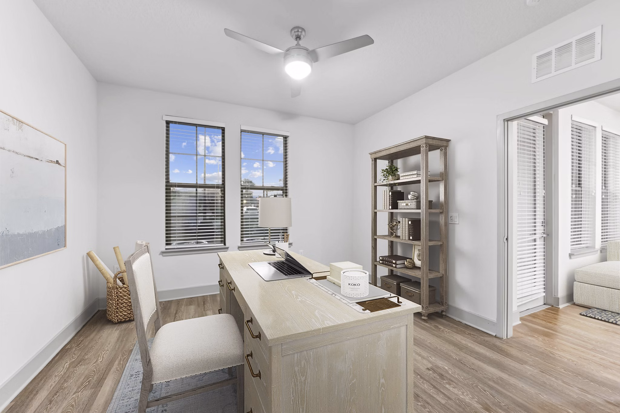 home office at Lantower Grande Flats Apartments