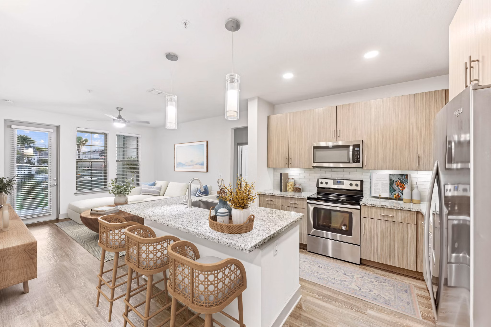 kitchen at Lantower Grande Flats Apartments