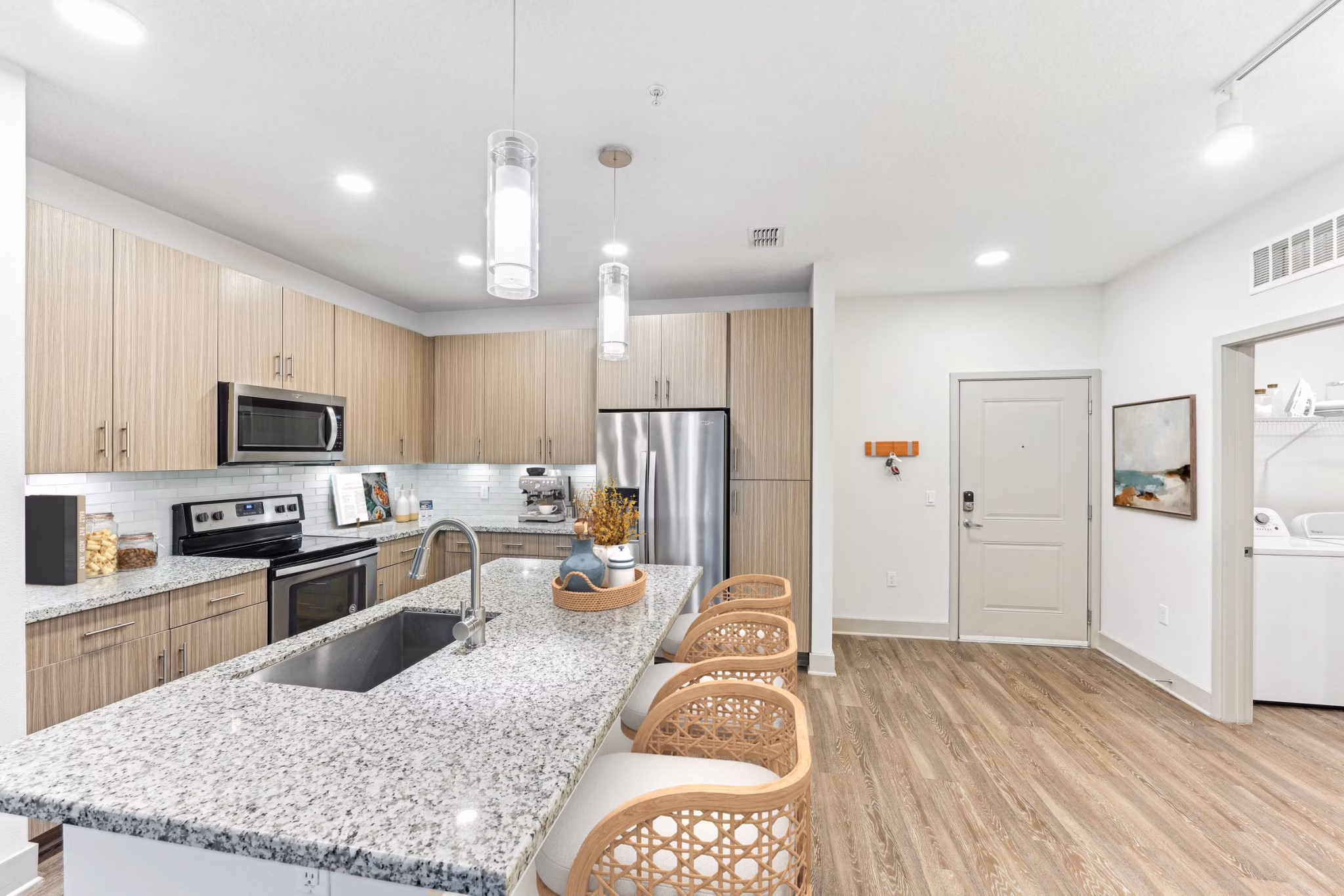 kitchen at Lantower Grande Flats Apartments
