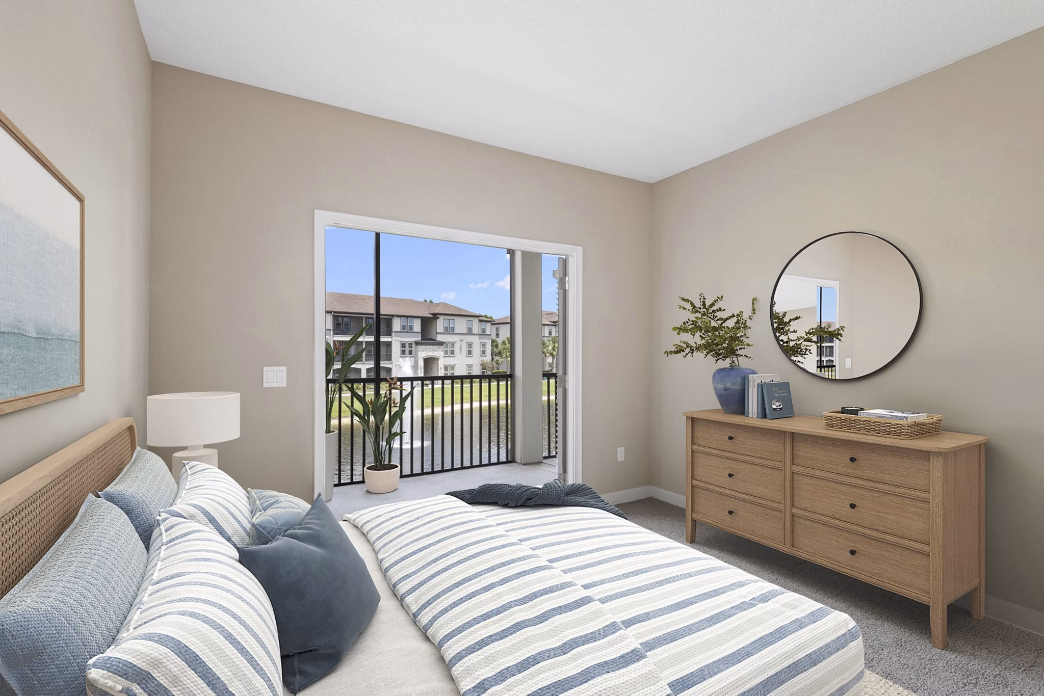 bedroom at Lantower Grande Pines Apartments