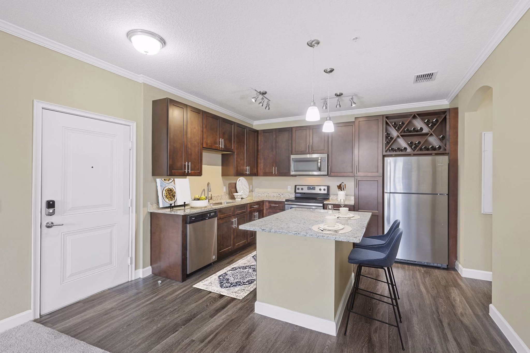 kitchen at Lantower Grande Pines Apartments