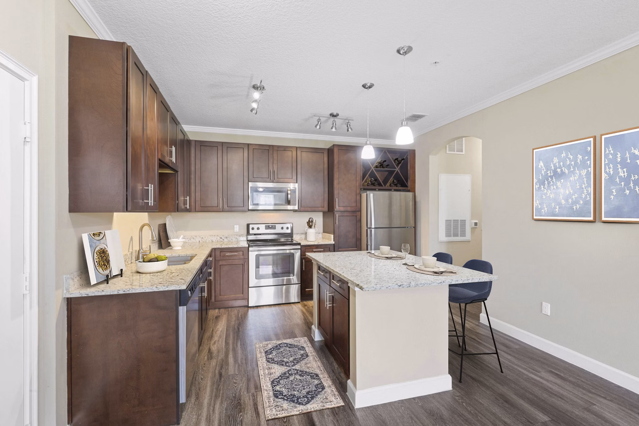 kitchen at Lantower Grande Pines Apartments