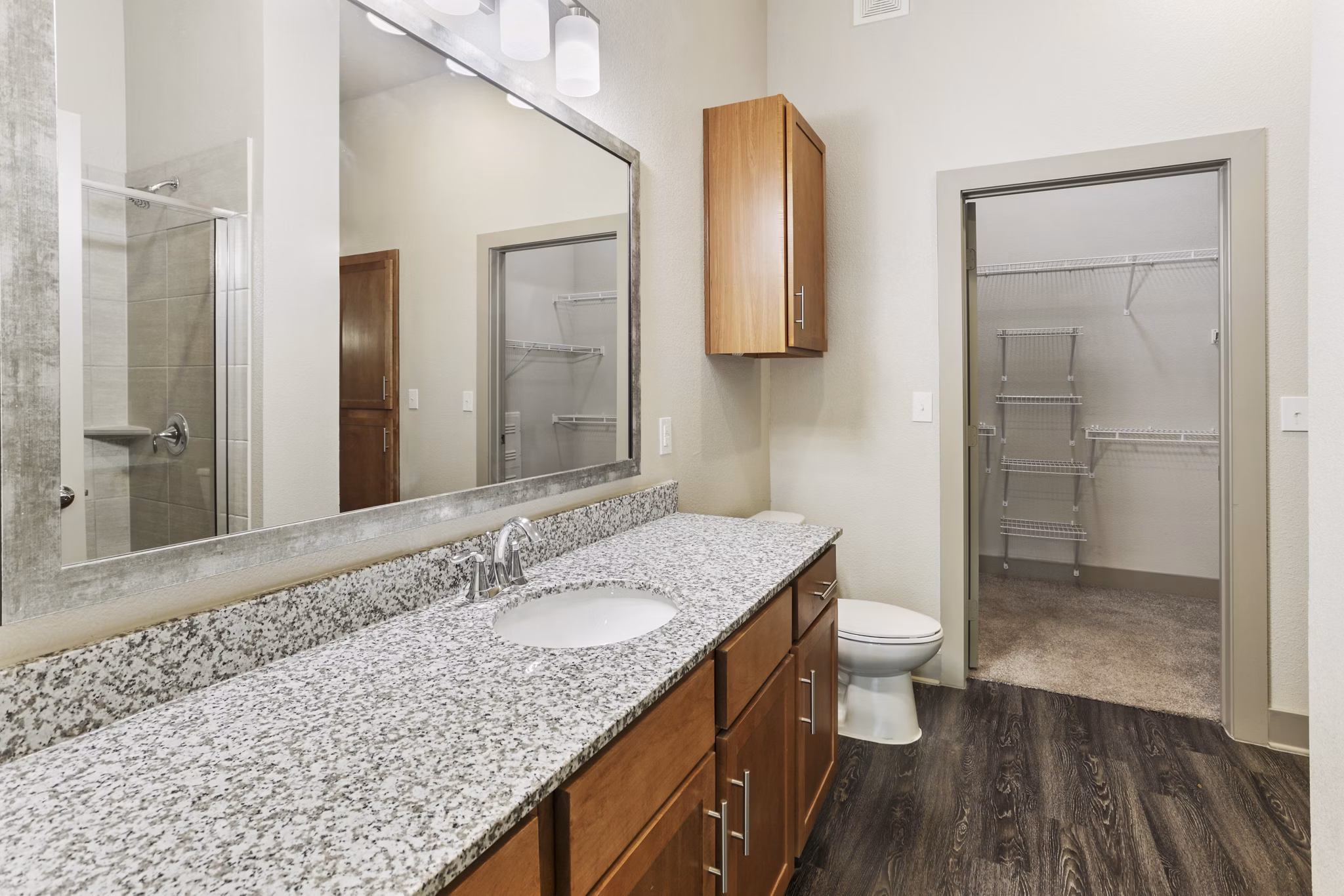 bathroom at Lantower Legacy Lakes Apartments
