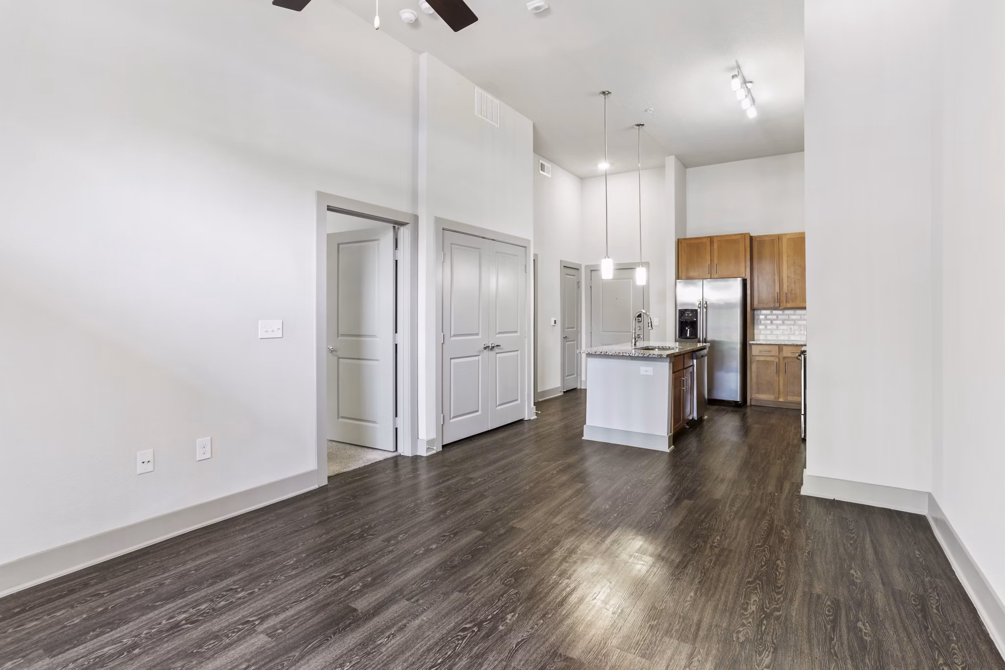 living room at Lantower Legacy Lakes Apartments