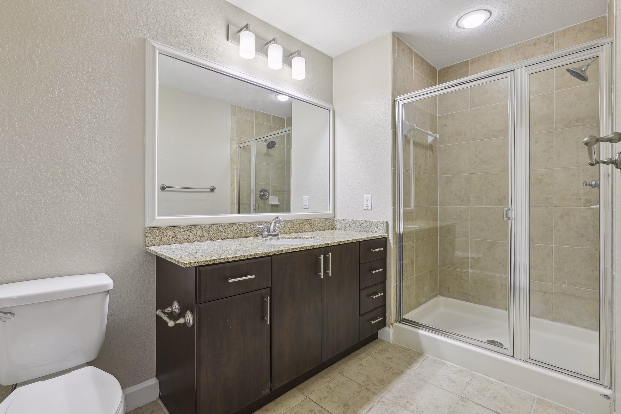 bathroom at Lantower Westshore Apartments