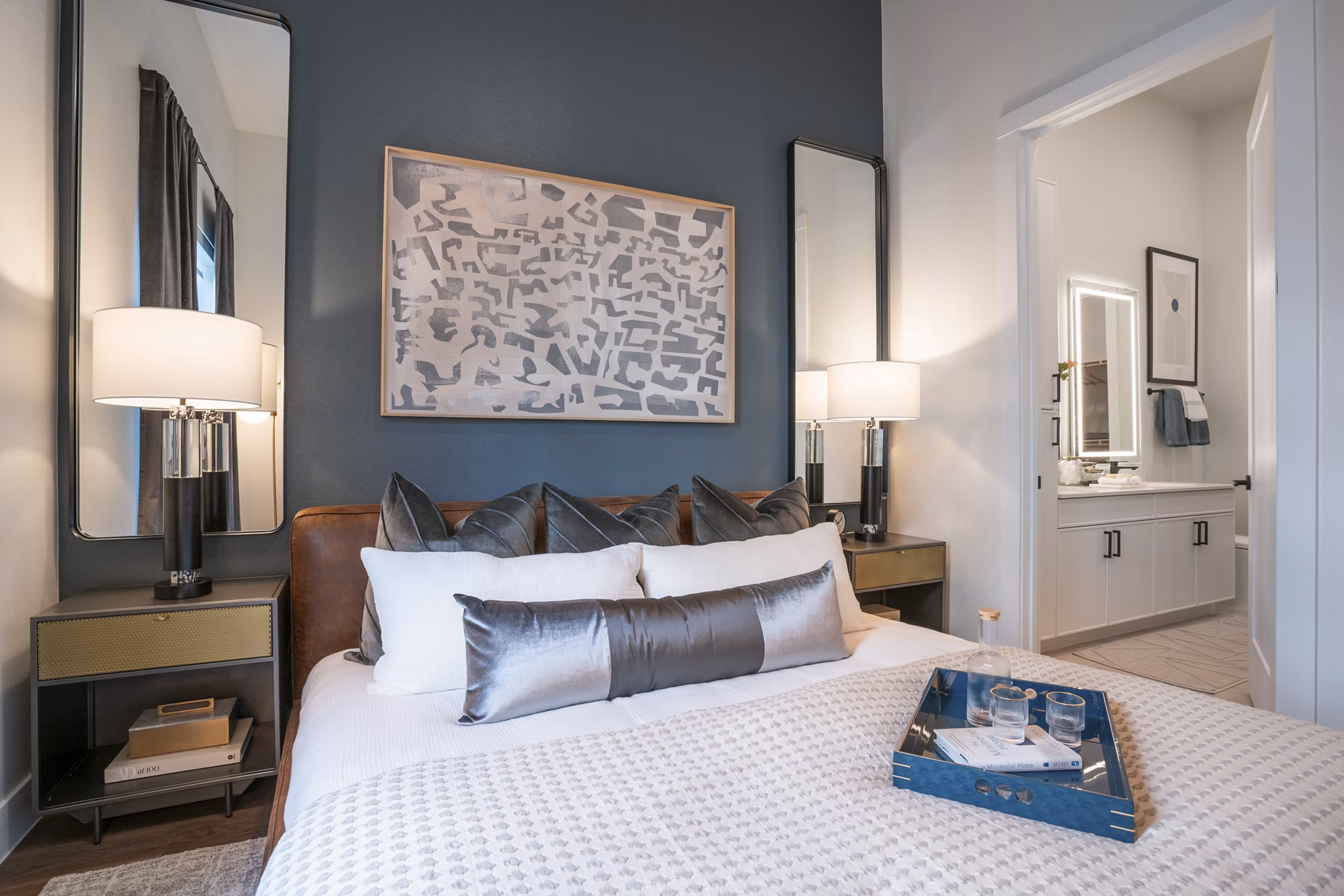 bedroom at Lantower West Love Apartments