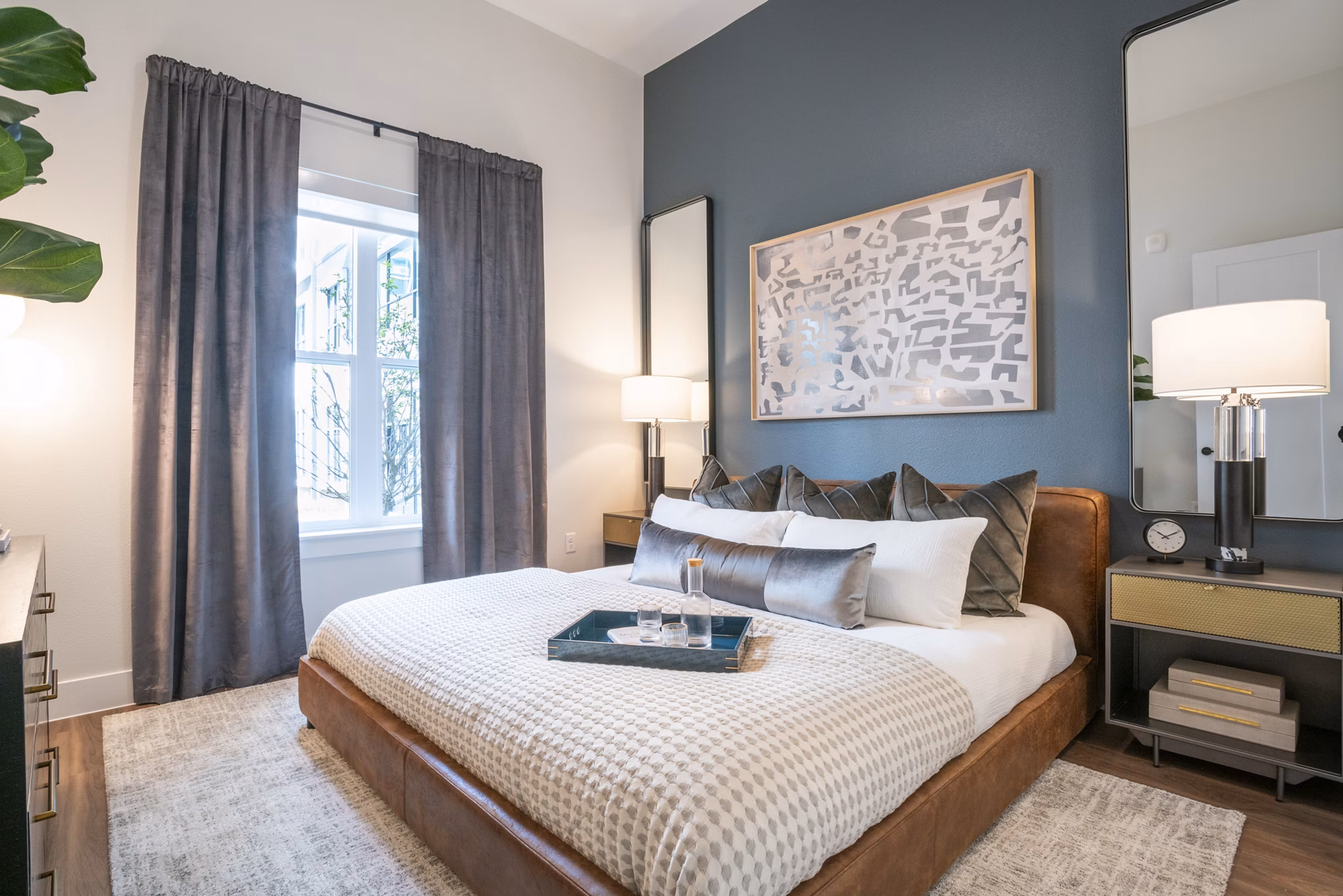 bedroom at Lantower West Love Apartments