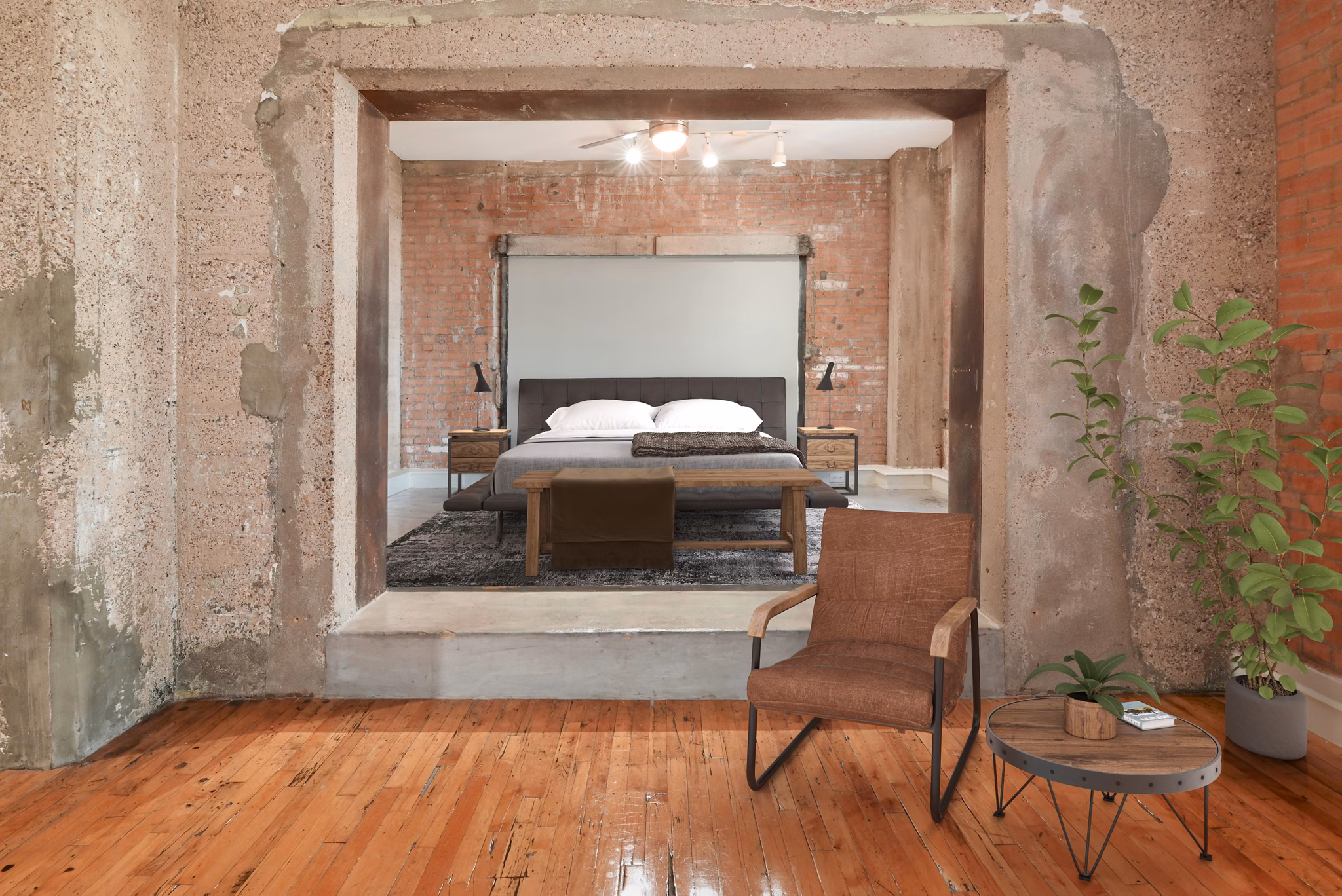 bedroom at South Side on Lamar Apartments