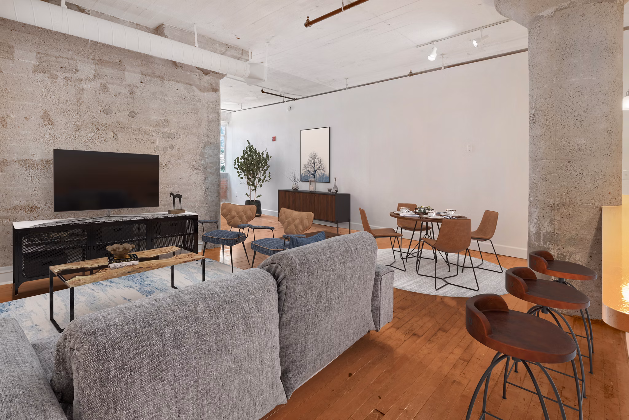 clubhouse at South Side on Lamar Apartments