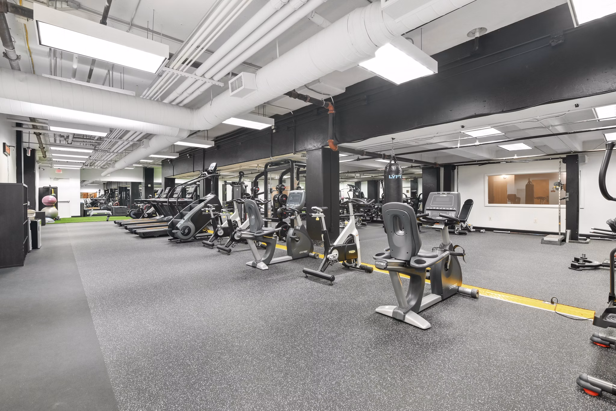 fitness center at South Side on Lamar Apartments