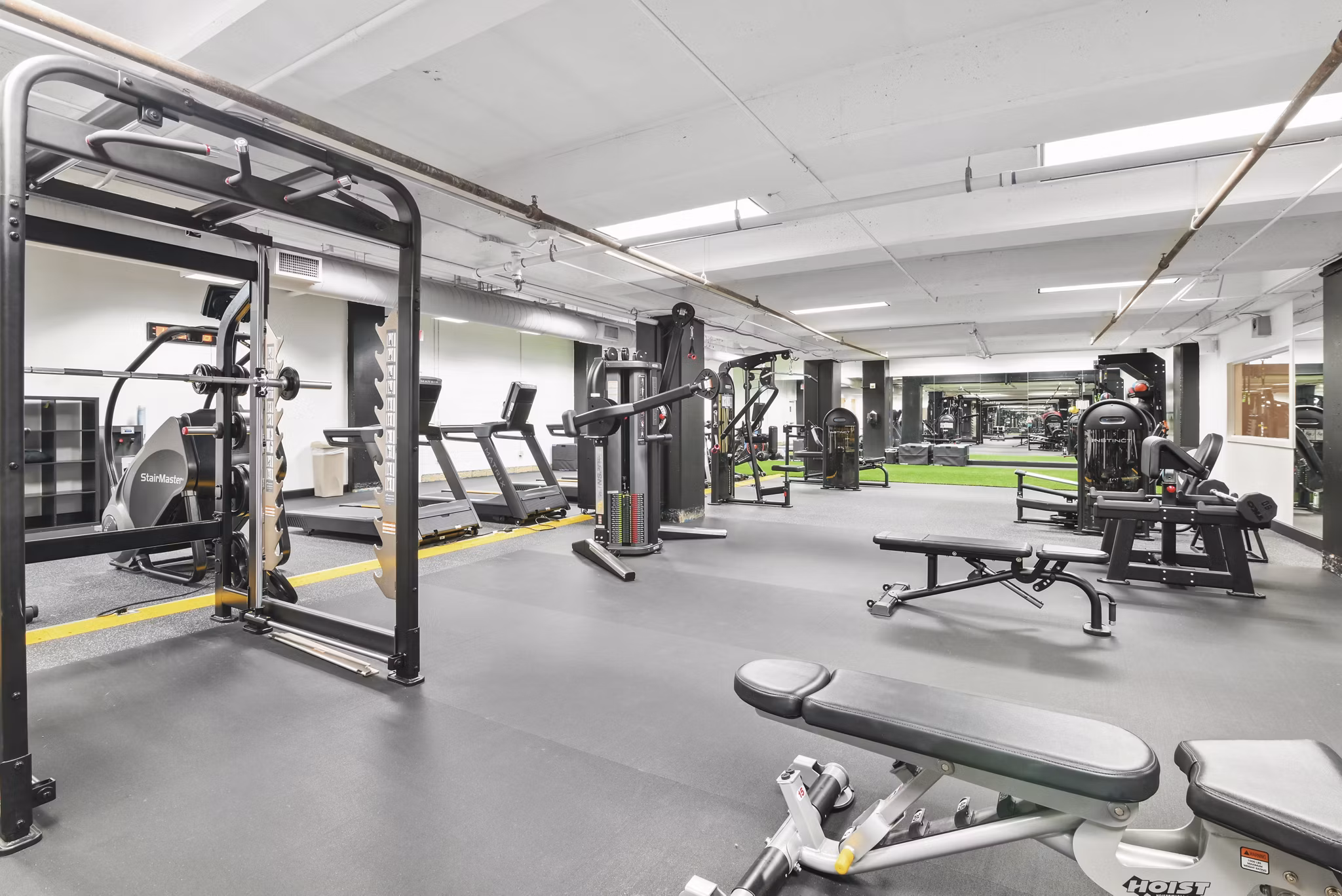 fitness center at South Side on Lamar Apartments