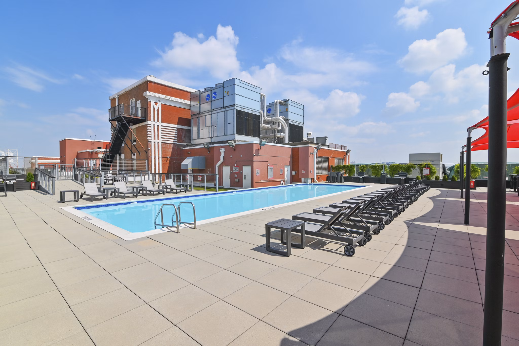 pool at South Side on Lamar Apartments