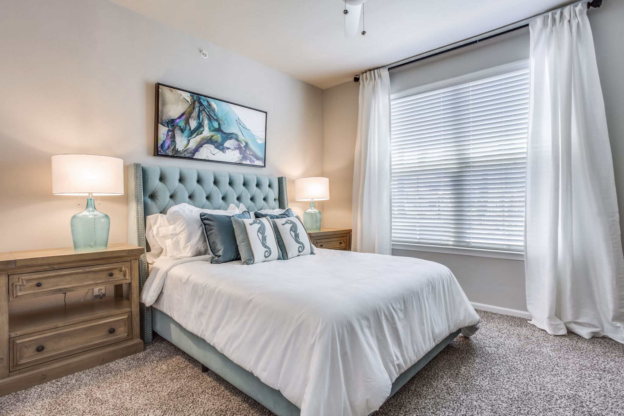 bedroom at Edgewater Apartments