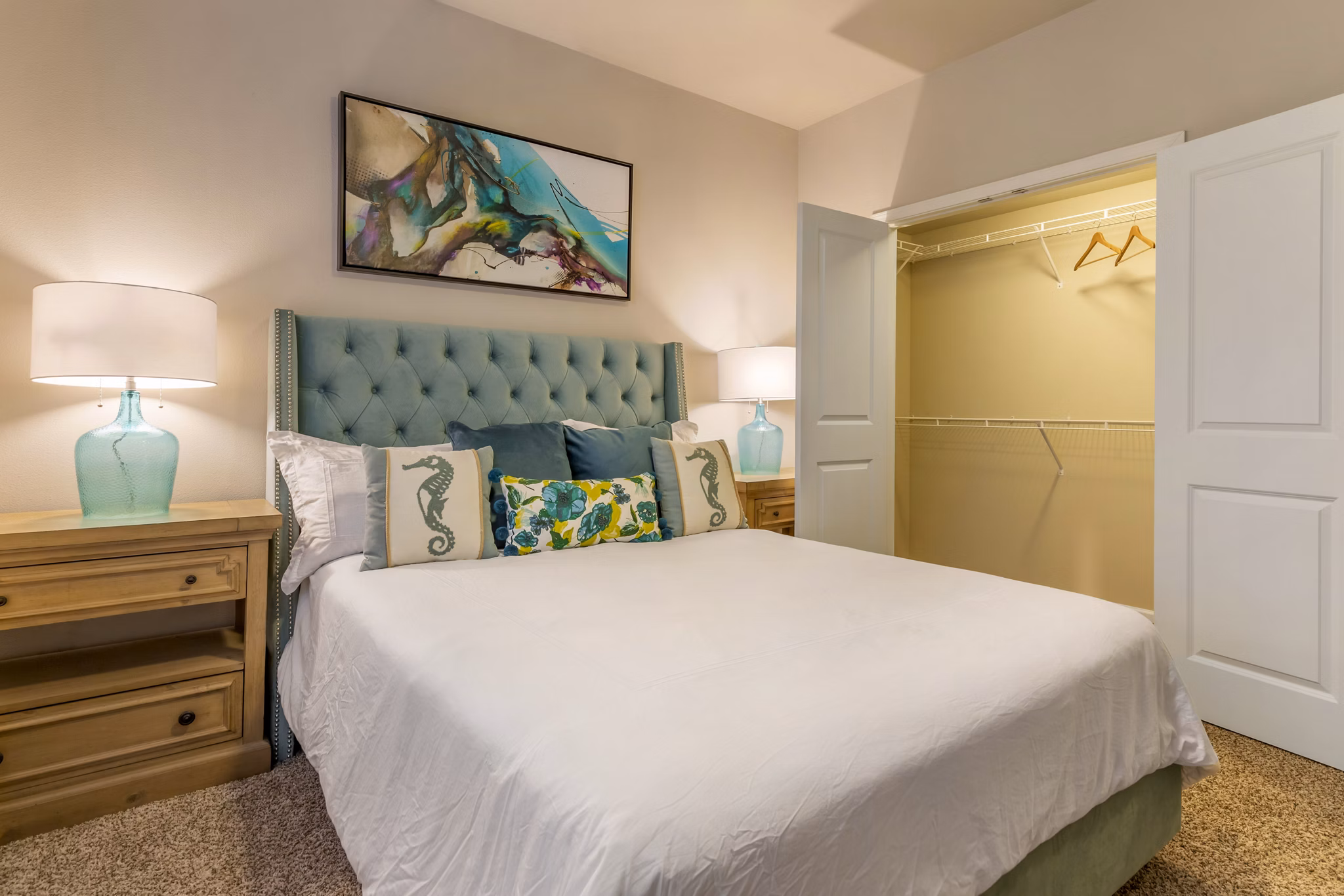 bedroom at Edgewater Apartments