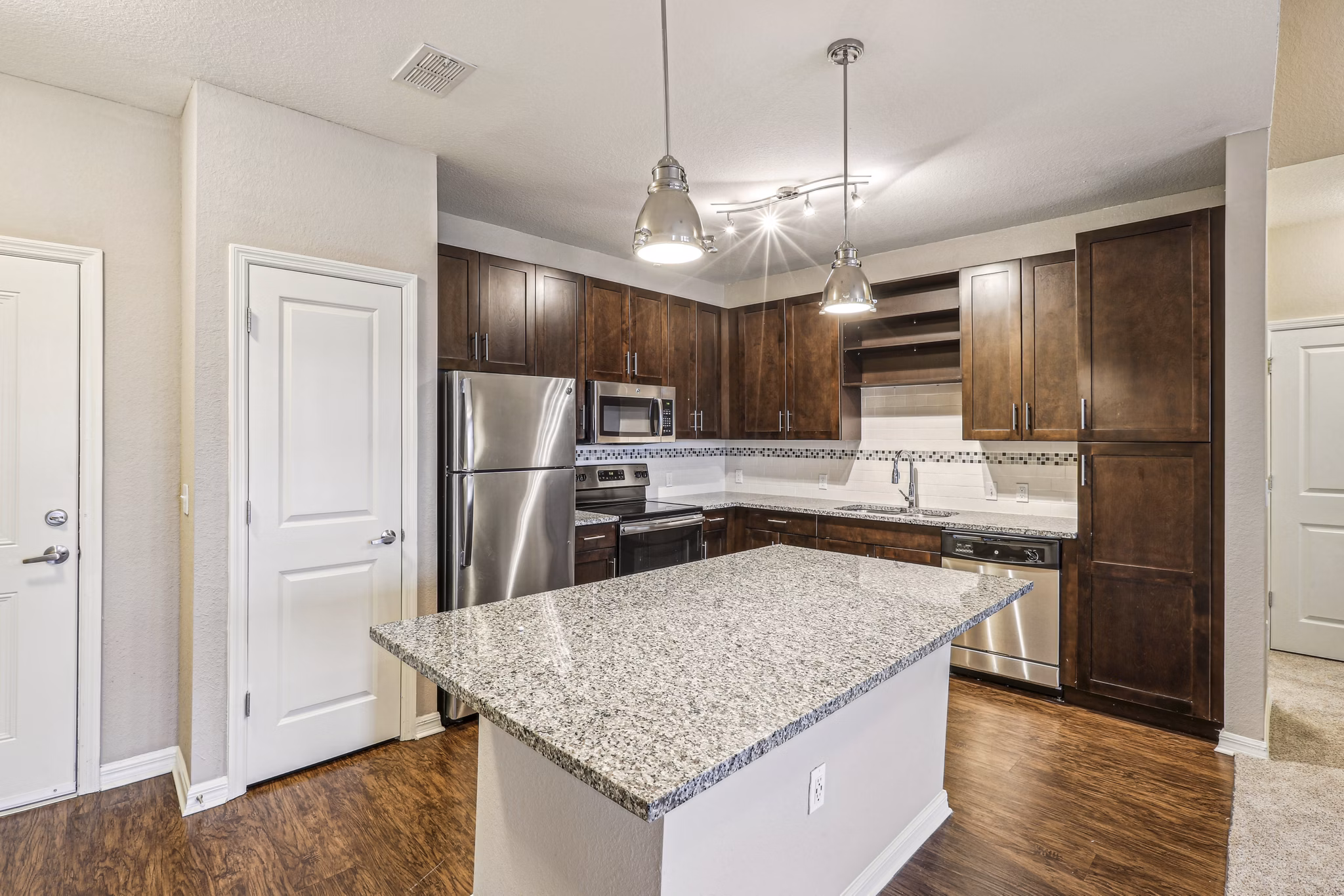 kitchen at Lantower Asturia Apartments