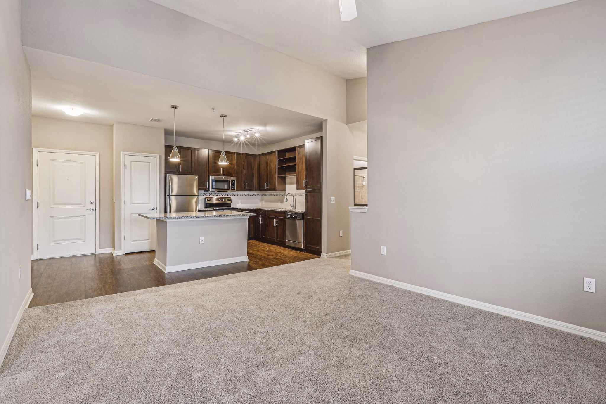 living room at Lantower Asturia Apartments