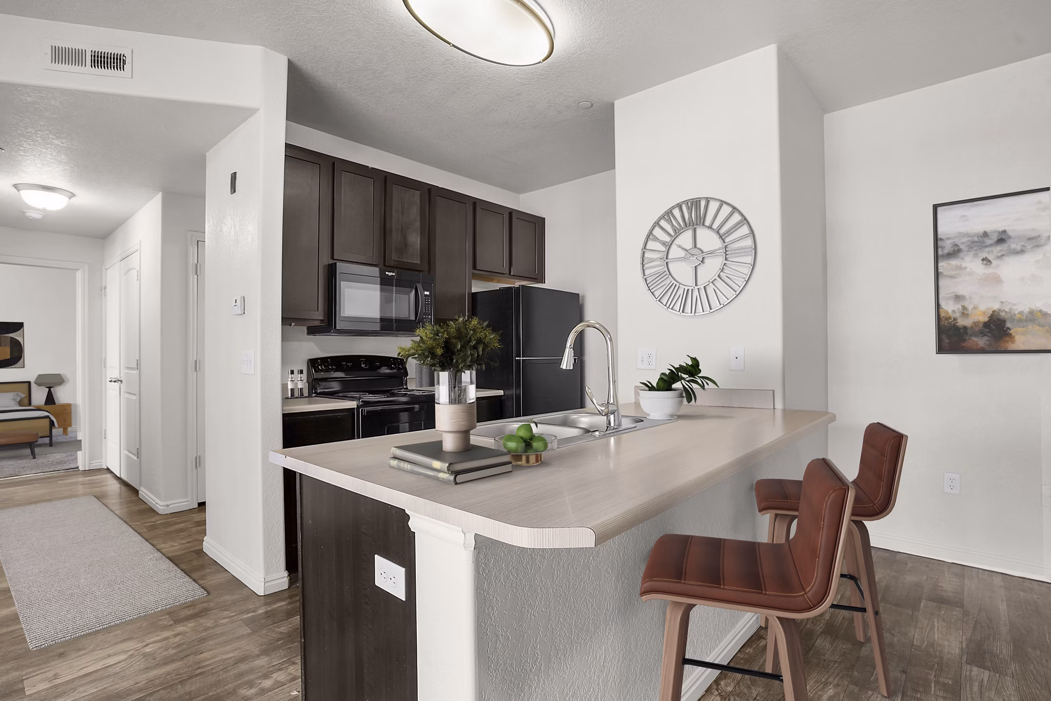 kitchen Brickgate at Fireclay Apartments