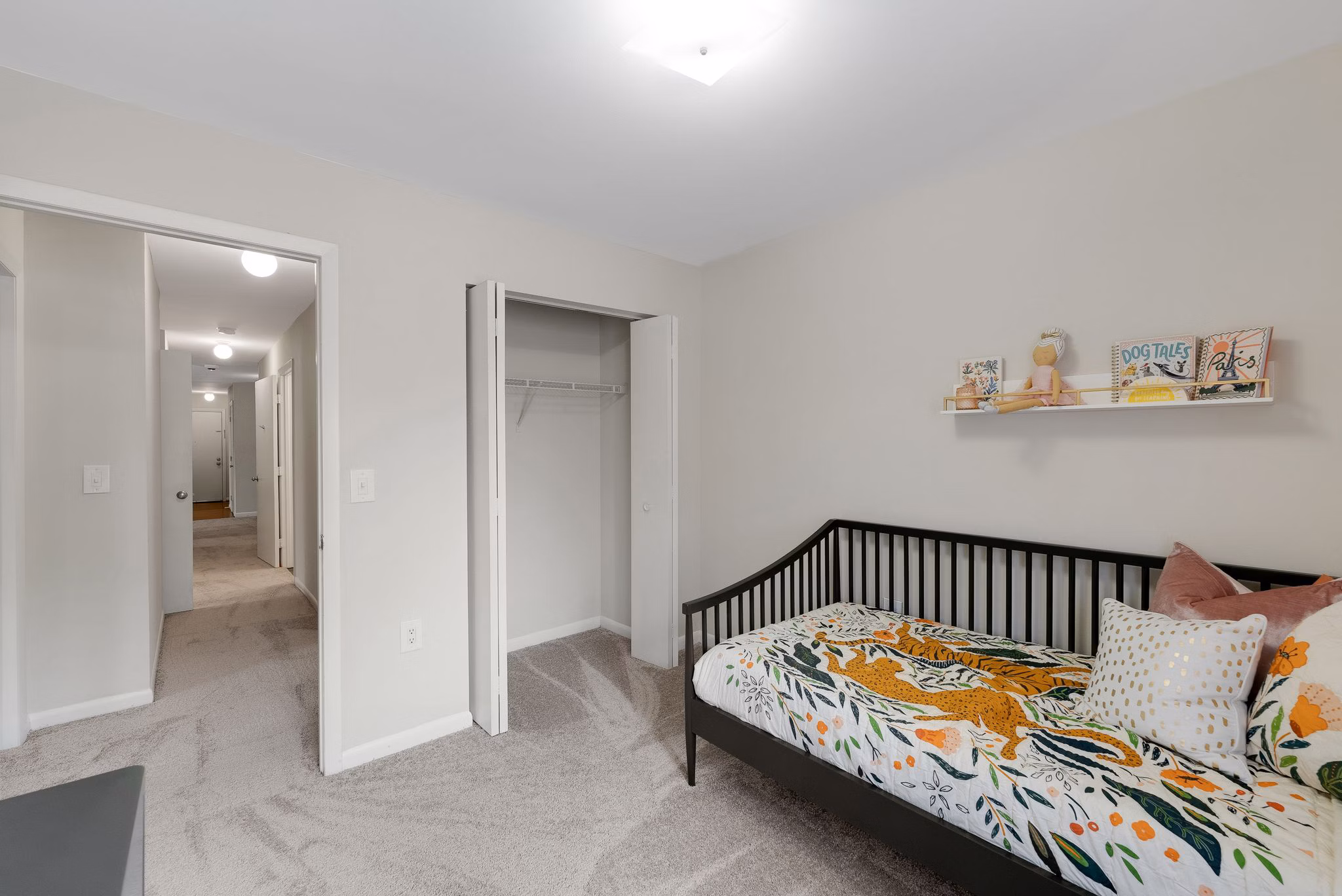 Bedroom at Woodbridge Station Apartments