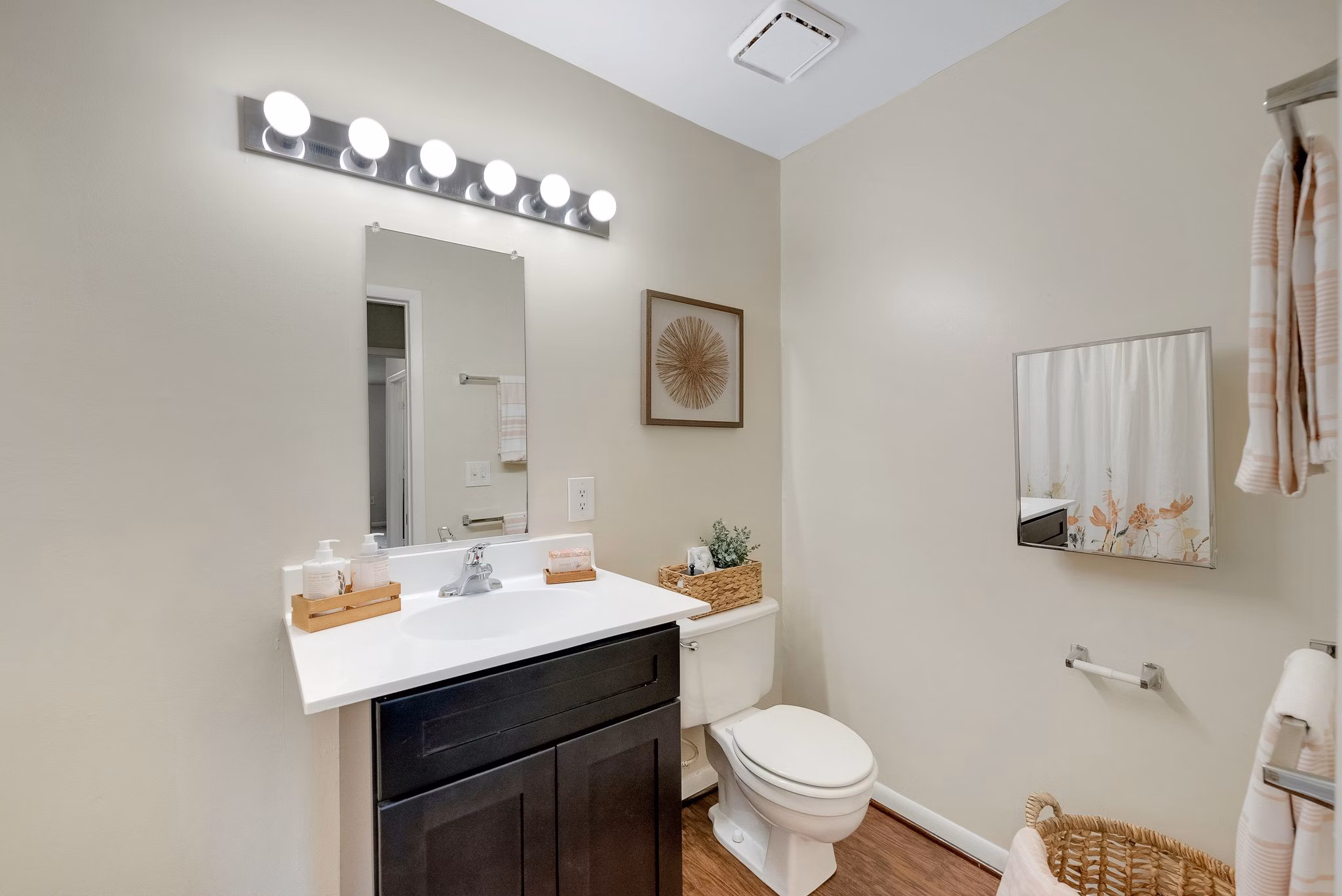 Bathroom at Woodbridge Station Apartments