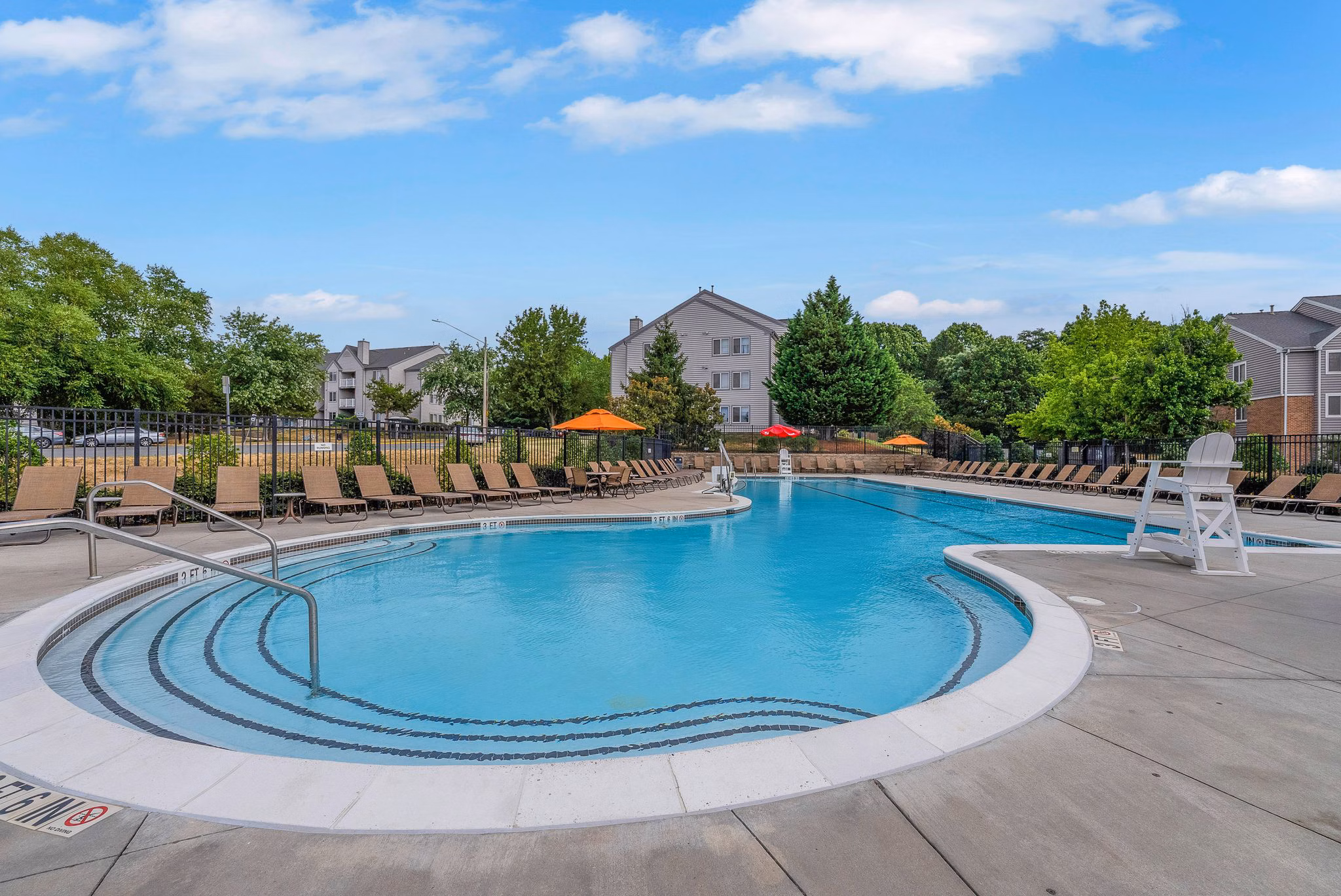 Pool at Woodbridge Station Apartments