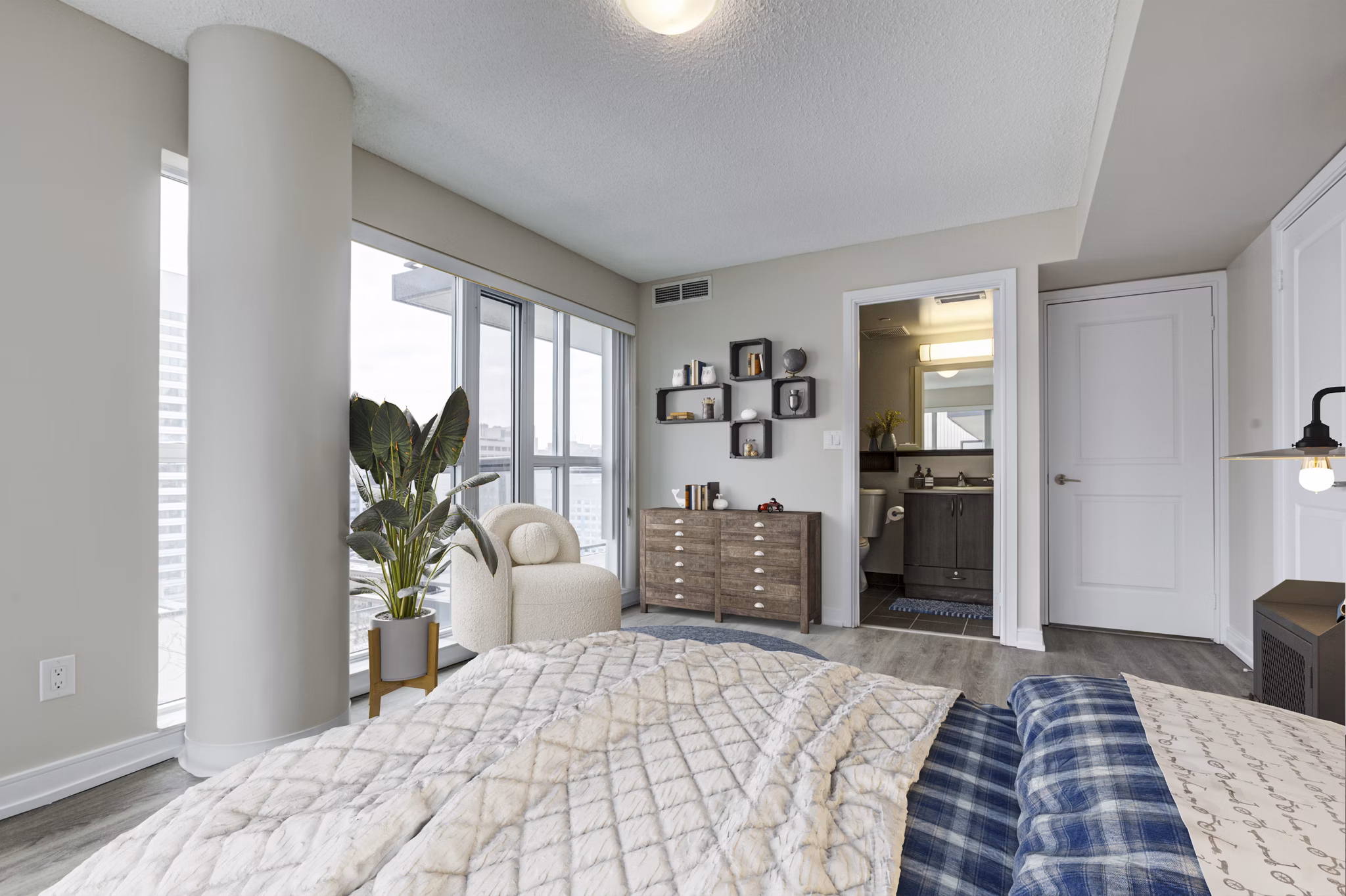 bedroom at Motion Apartments 