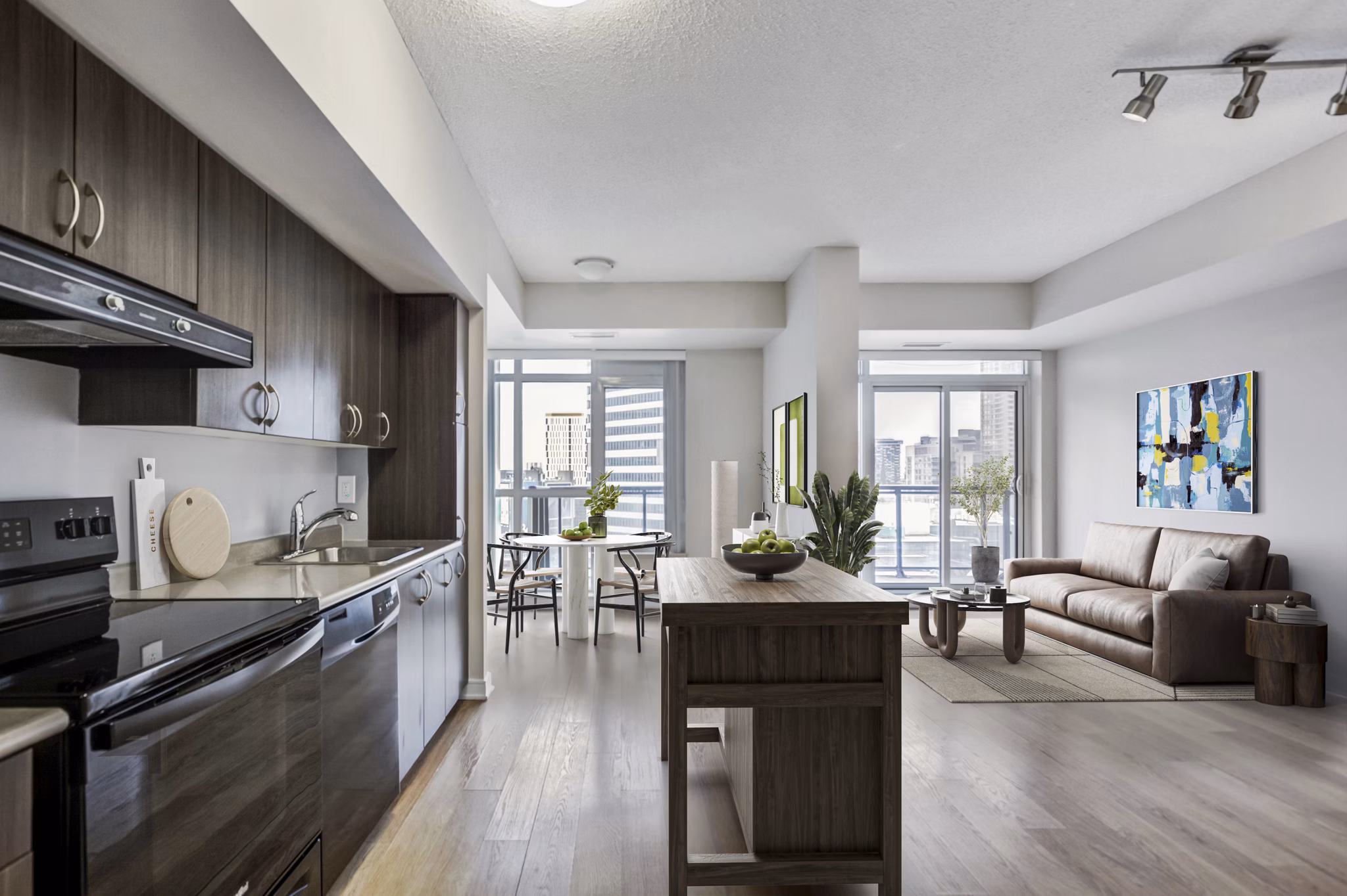 living room at Motion Apartments 