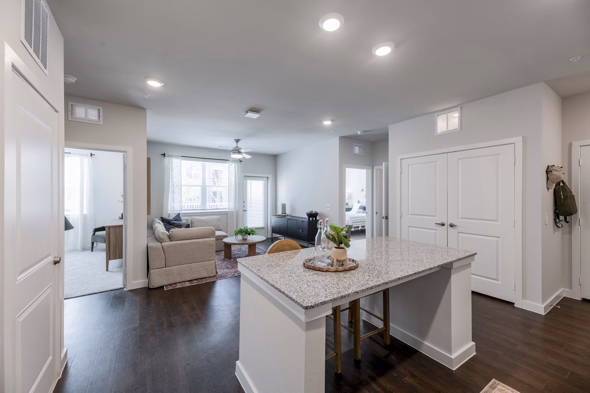 living room at Ascend at 720 Apartments