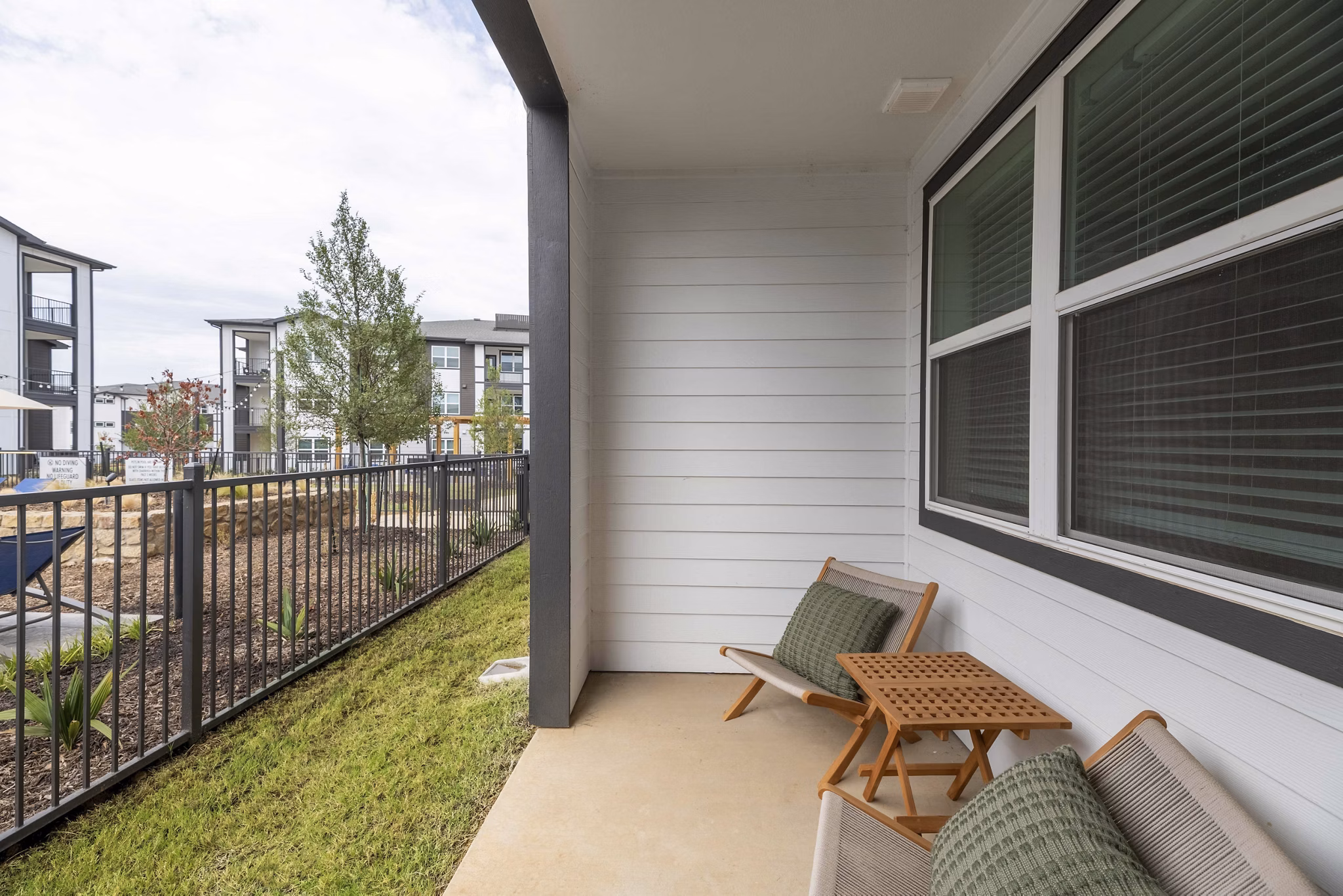 Patio at Ascend at 720 Apartments
