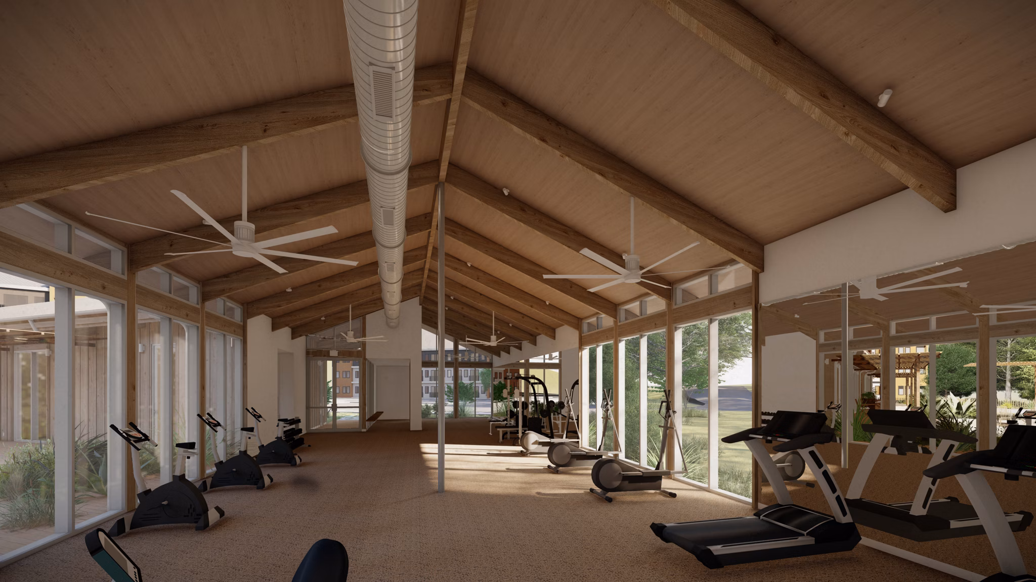 Fitness Center at Big Valley Apartments