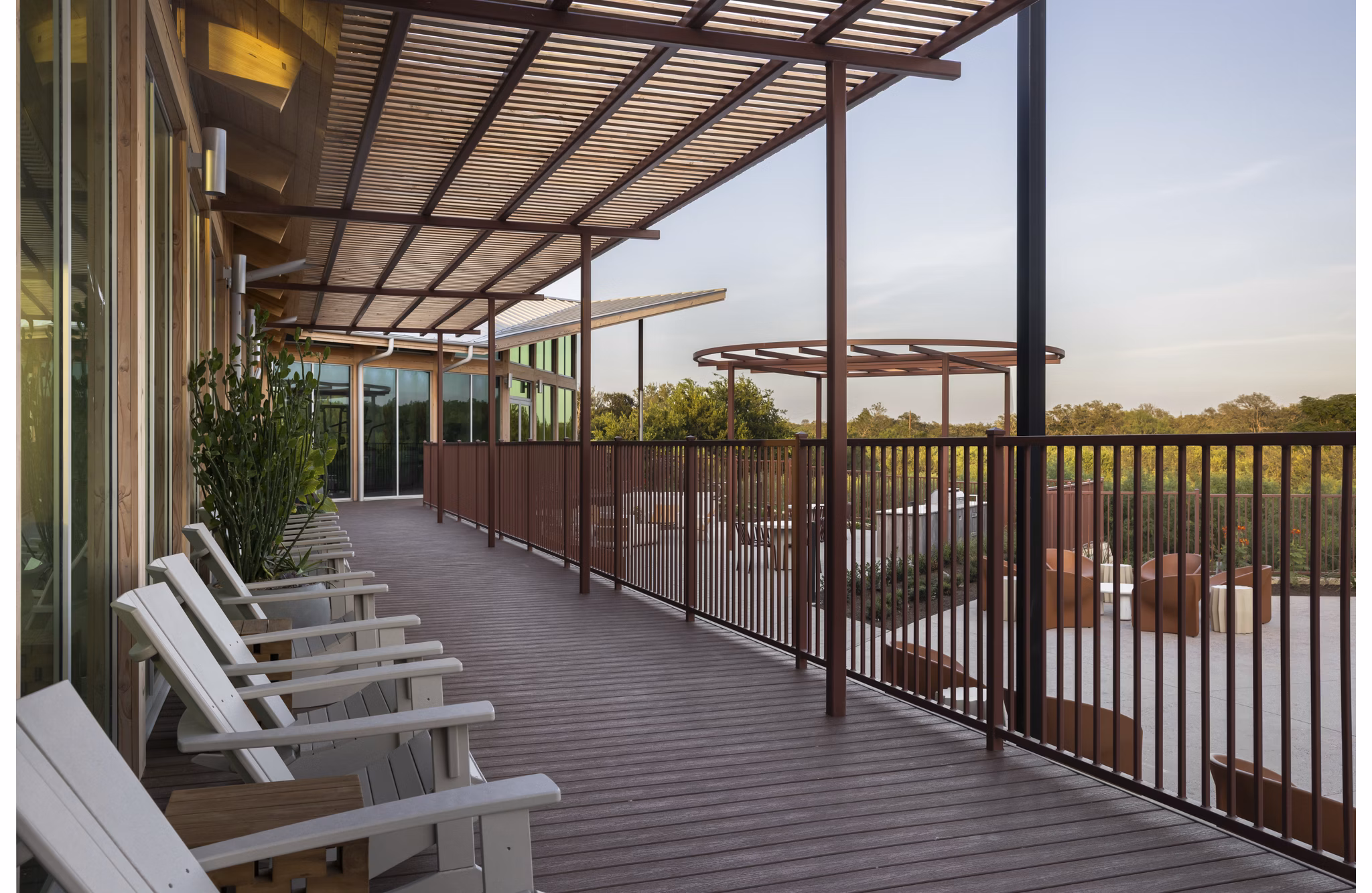Patio at Big Valley Apartments
