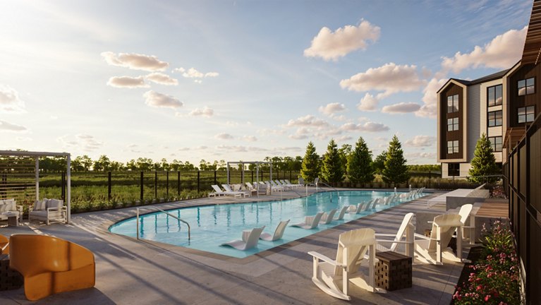 Pool at Big Valley Apartments