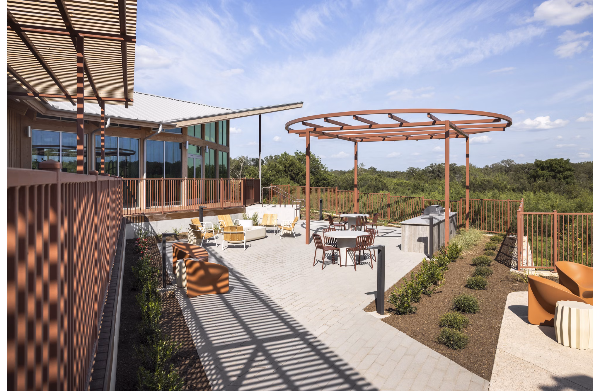 Grill Area at Big Valley Apartments
