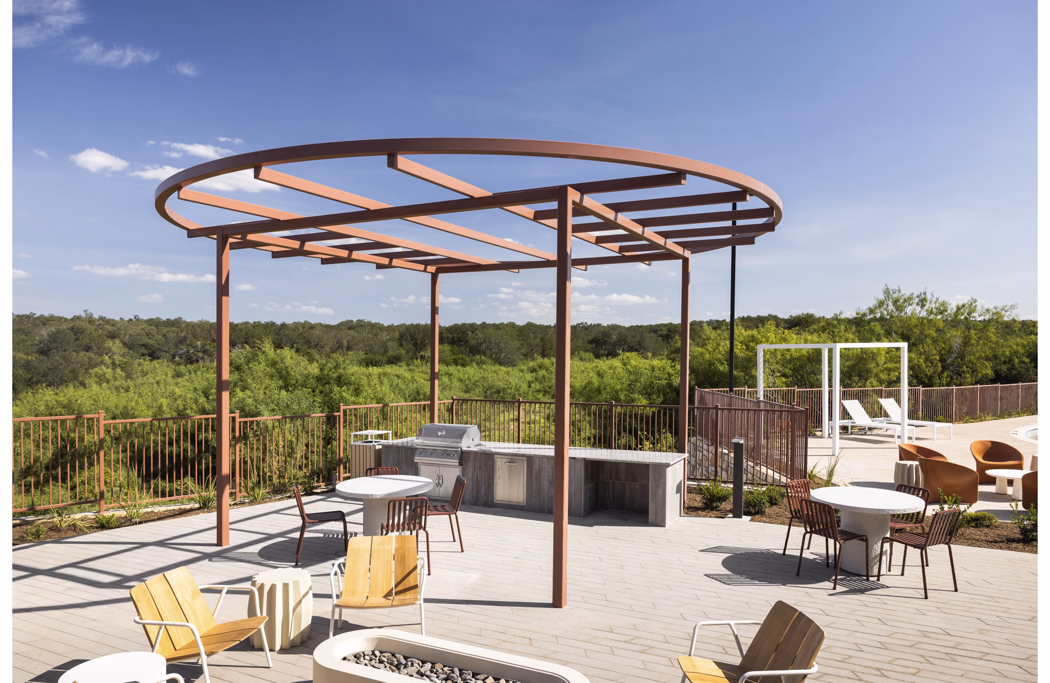 Grill Area at Big Valley Apartments