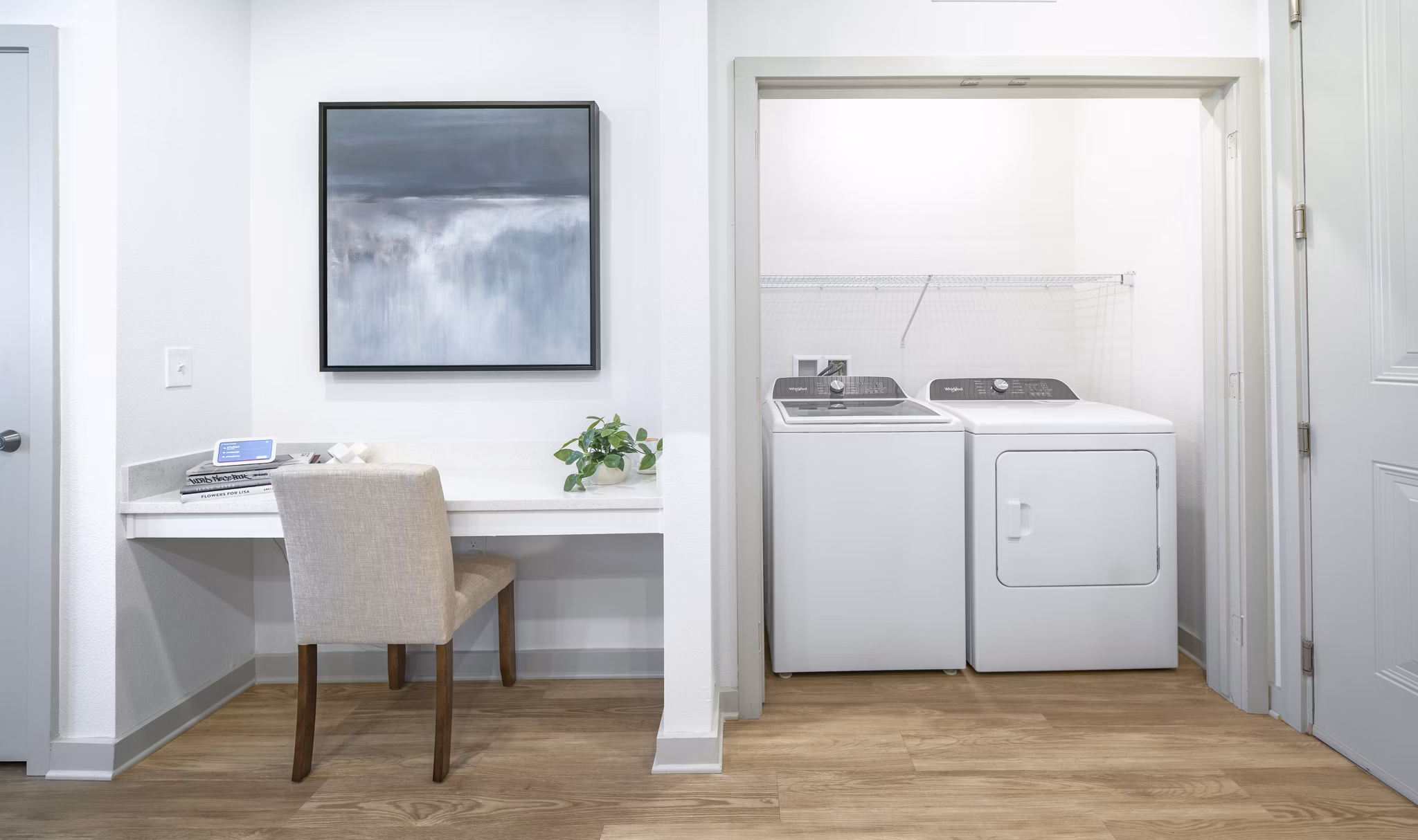 laundry room at Lago Apartments
