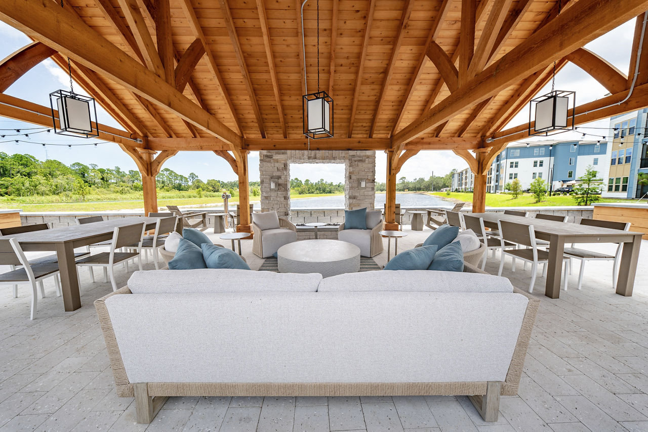 Grill area at Lago St Augustine