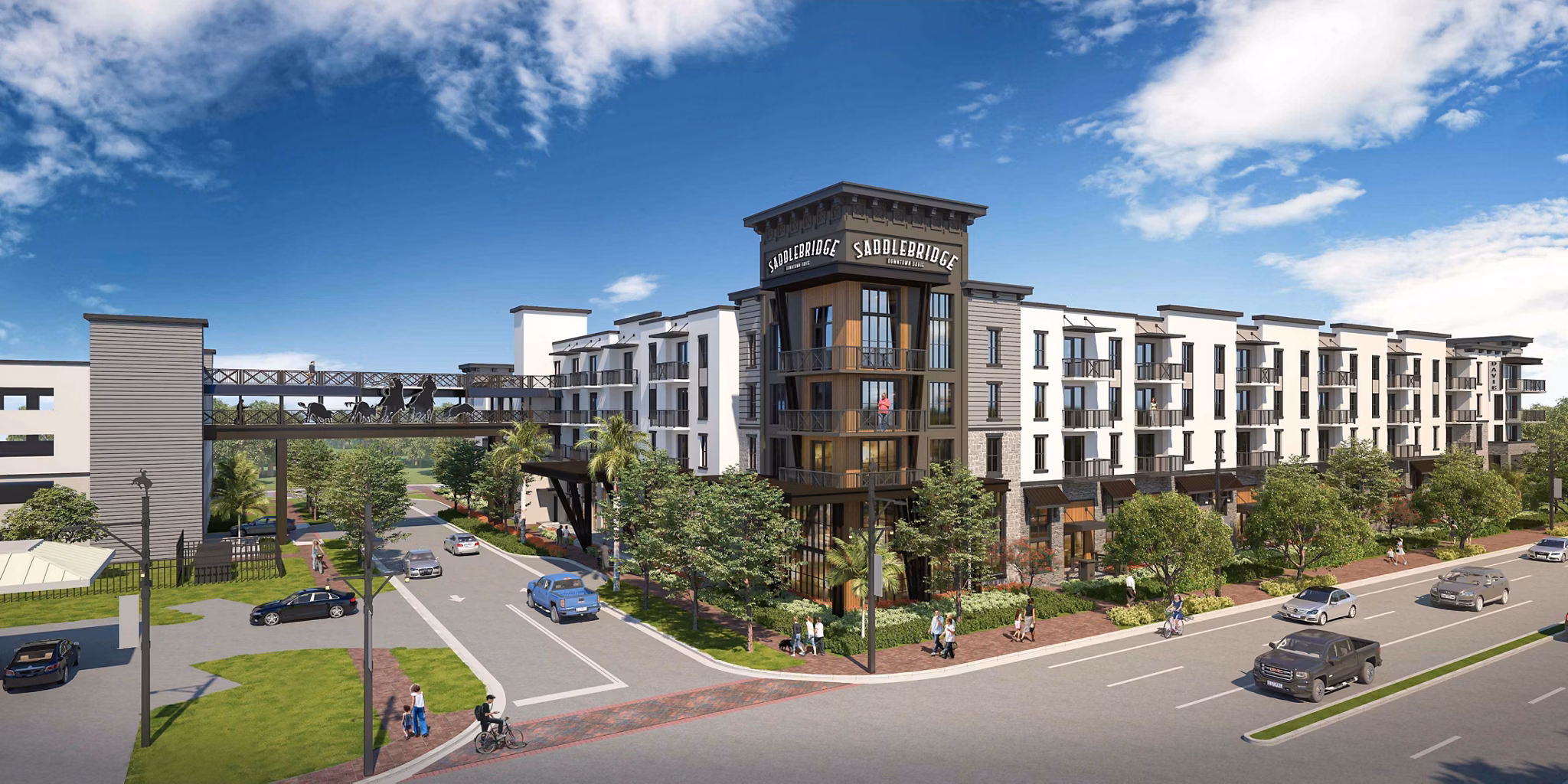 rendering at Saddlebridge at Downtown Davie Apartments