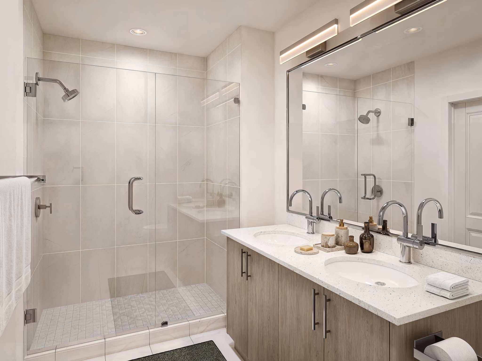 bathroom at Upland Park Apartments 