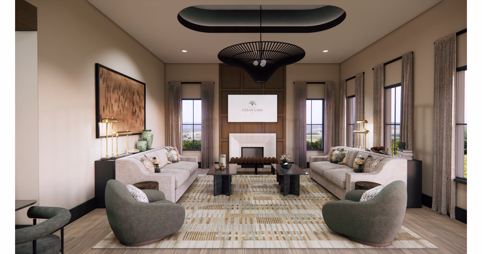 Rendering for Clear Lake Vista Apartments