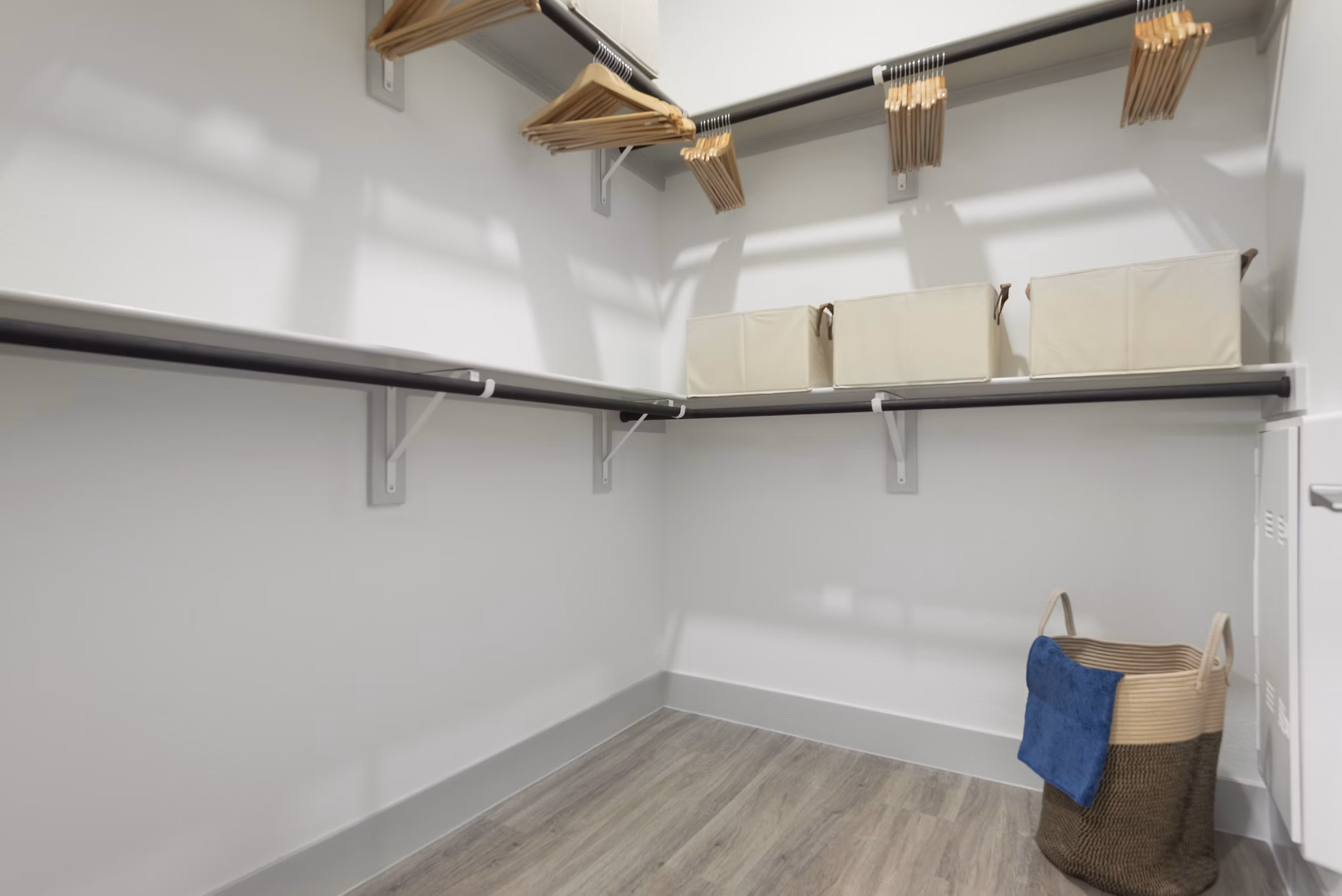 Closet at The Wentworth at Lexington Ranch Apartments
