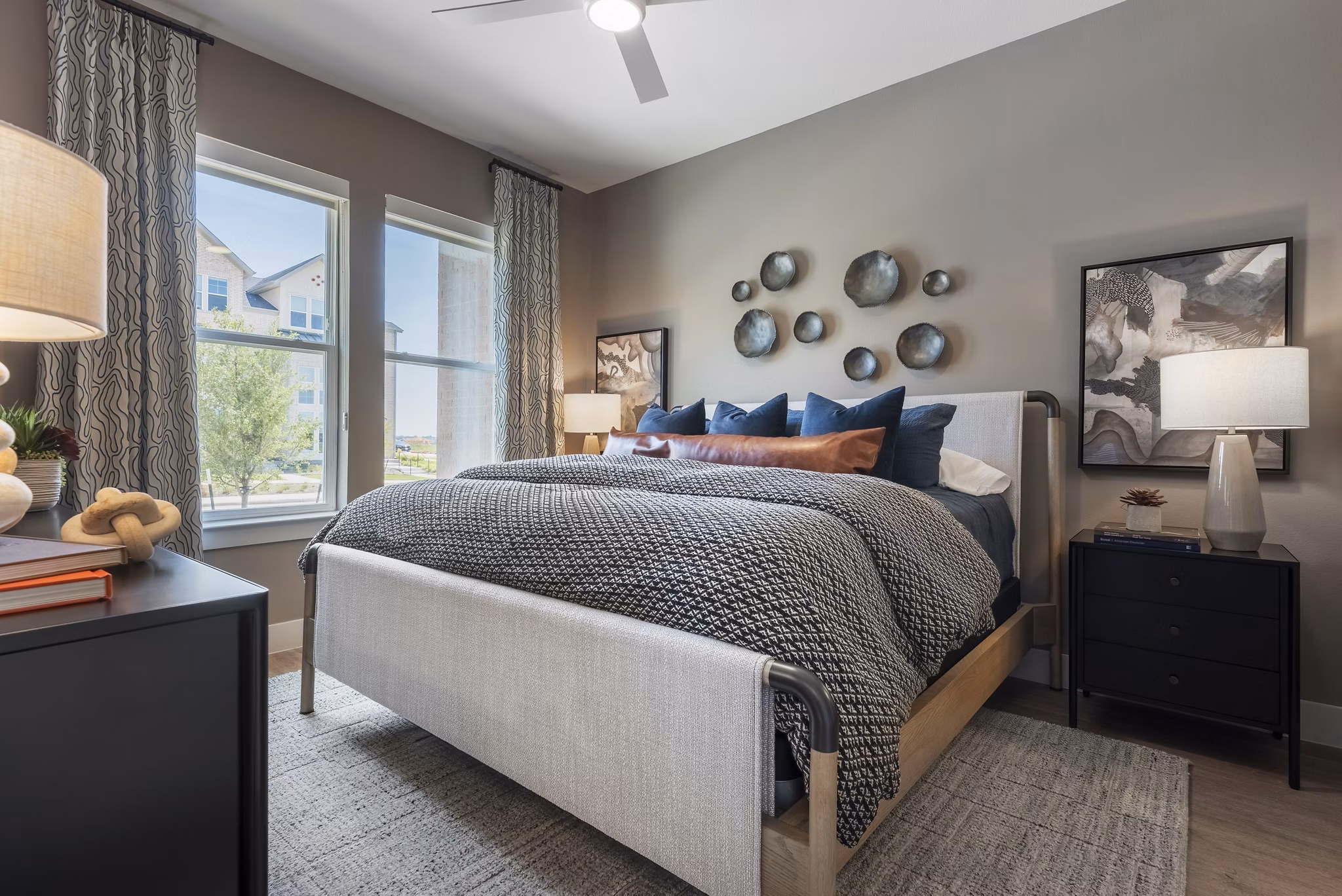 Bedroom at The Wentworth at Lexington Ranch Apartments