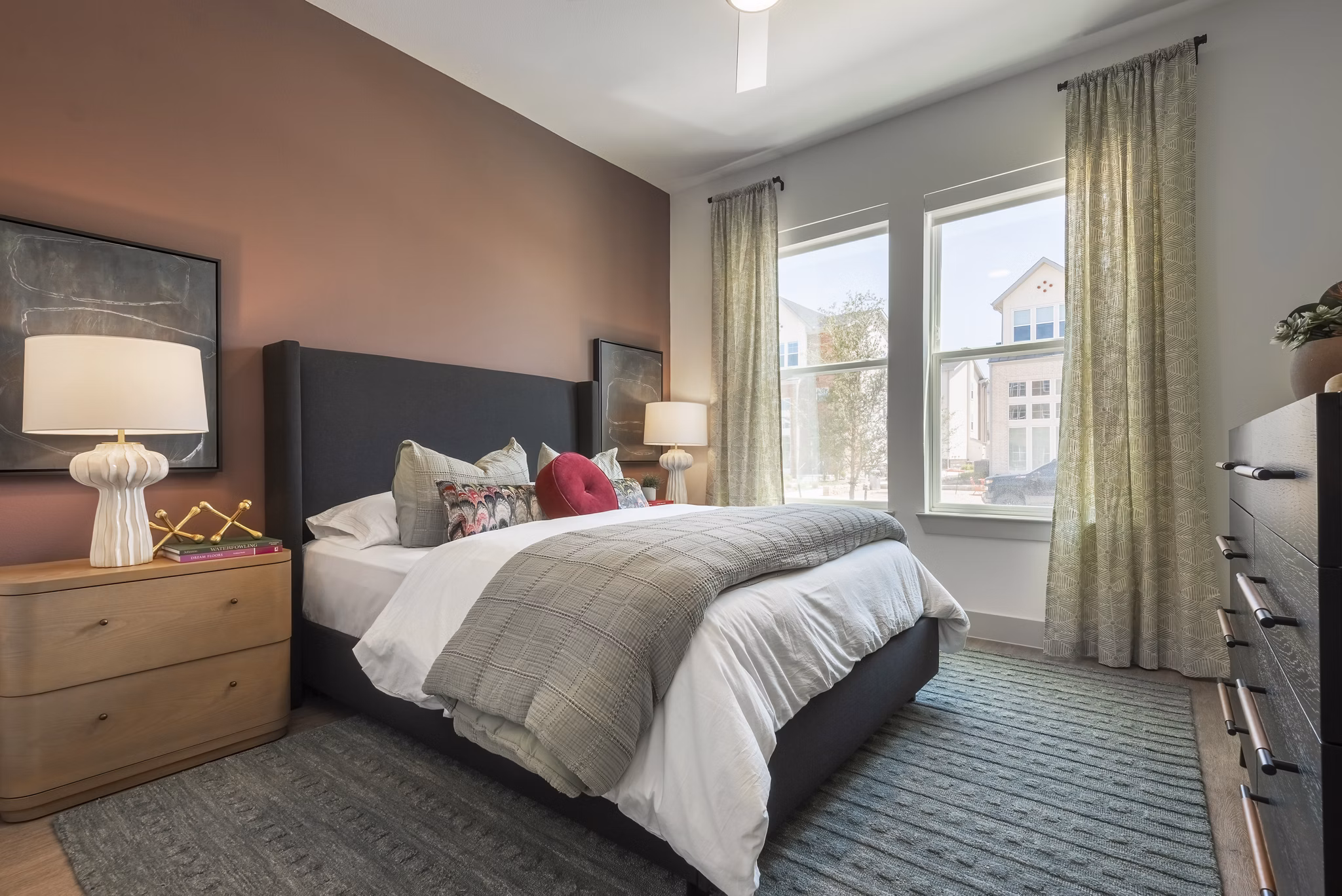 Bedroom at The Wentworth at Lexington Ranch Apartments