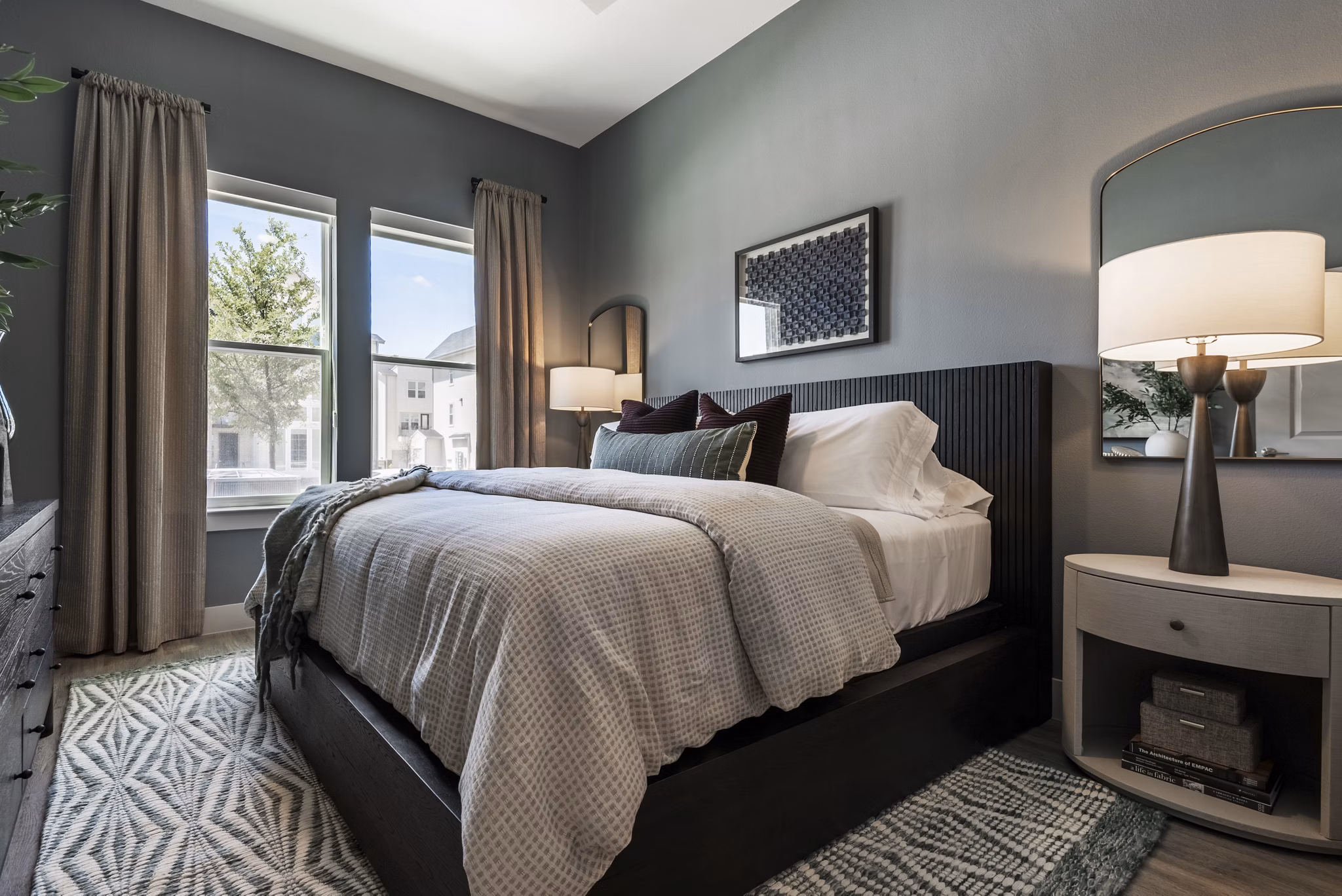 Bedroom at The Wentworth at Lexington Ranch Apartments
